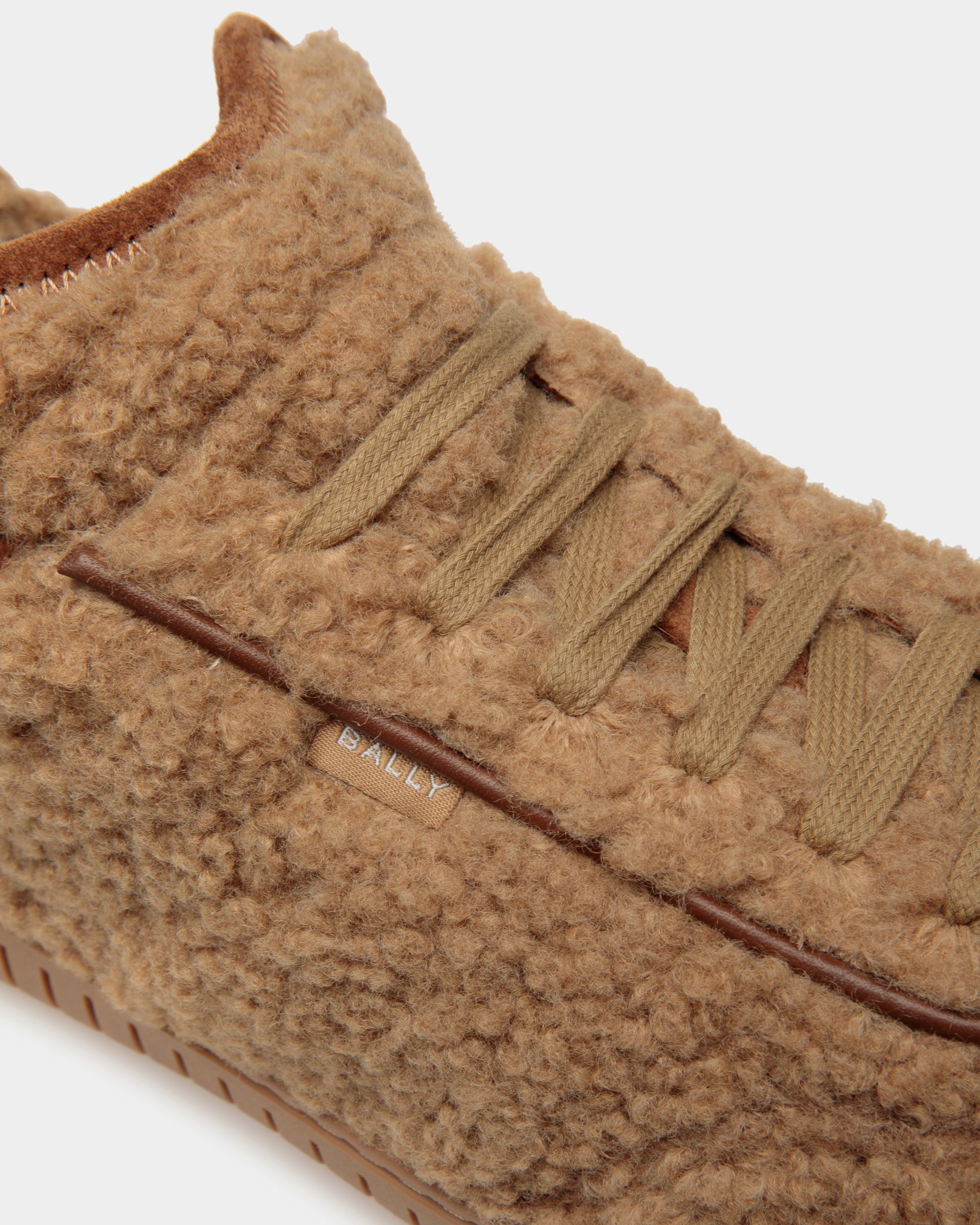 Sneakers Player En Fourrure Synthétique Marron - Homme - Bally - 05
