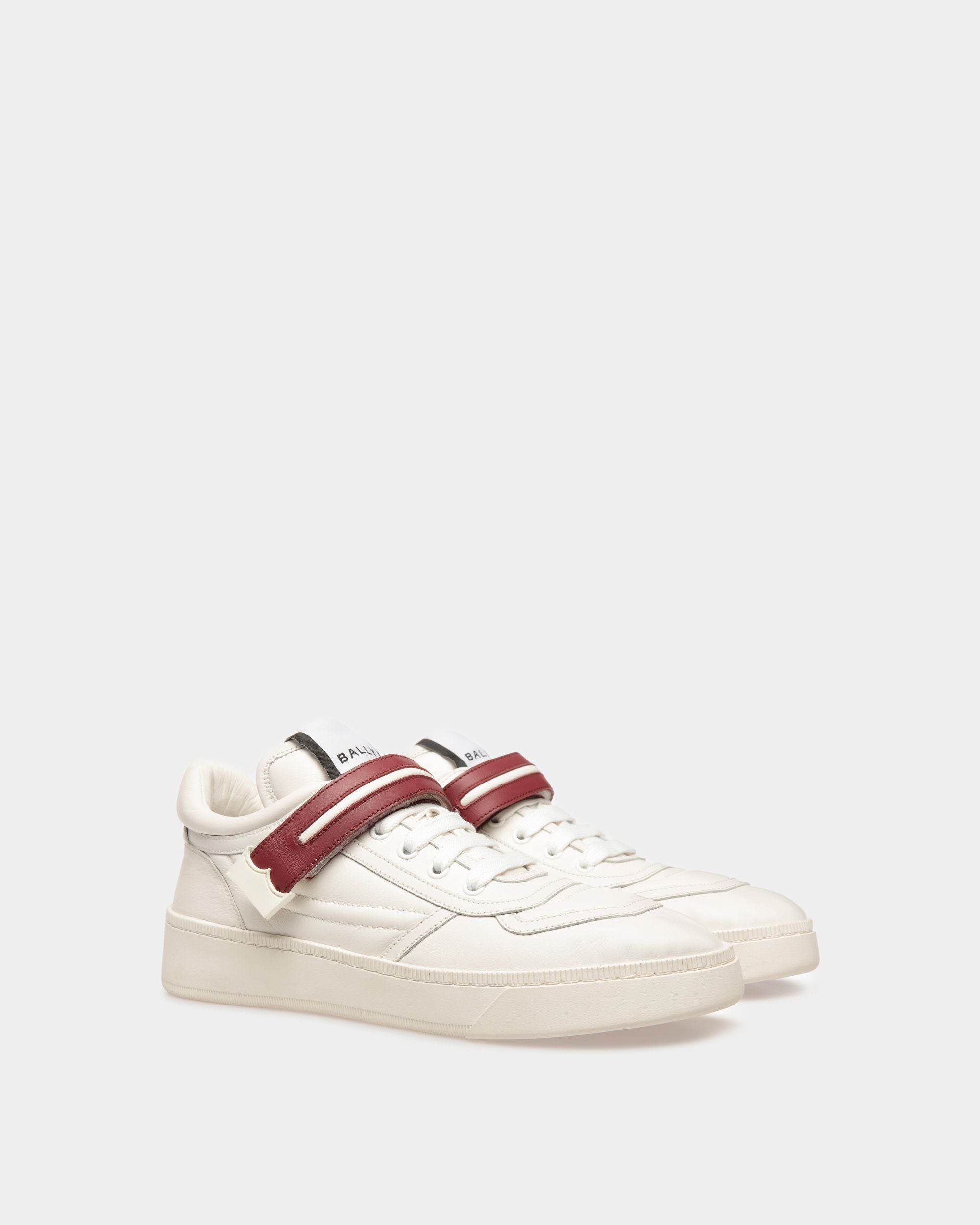 Sneaker Raise En Cuir Blanc - Homme - Bally - 03
