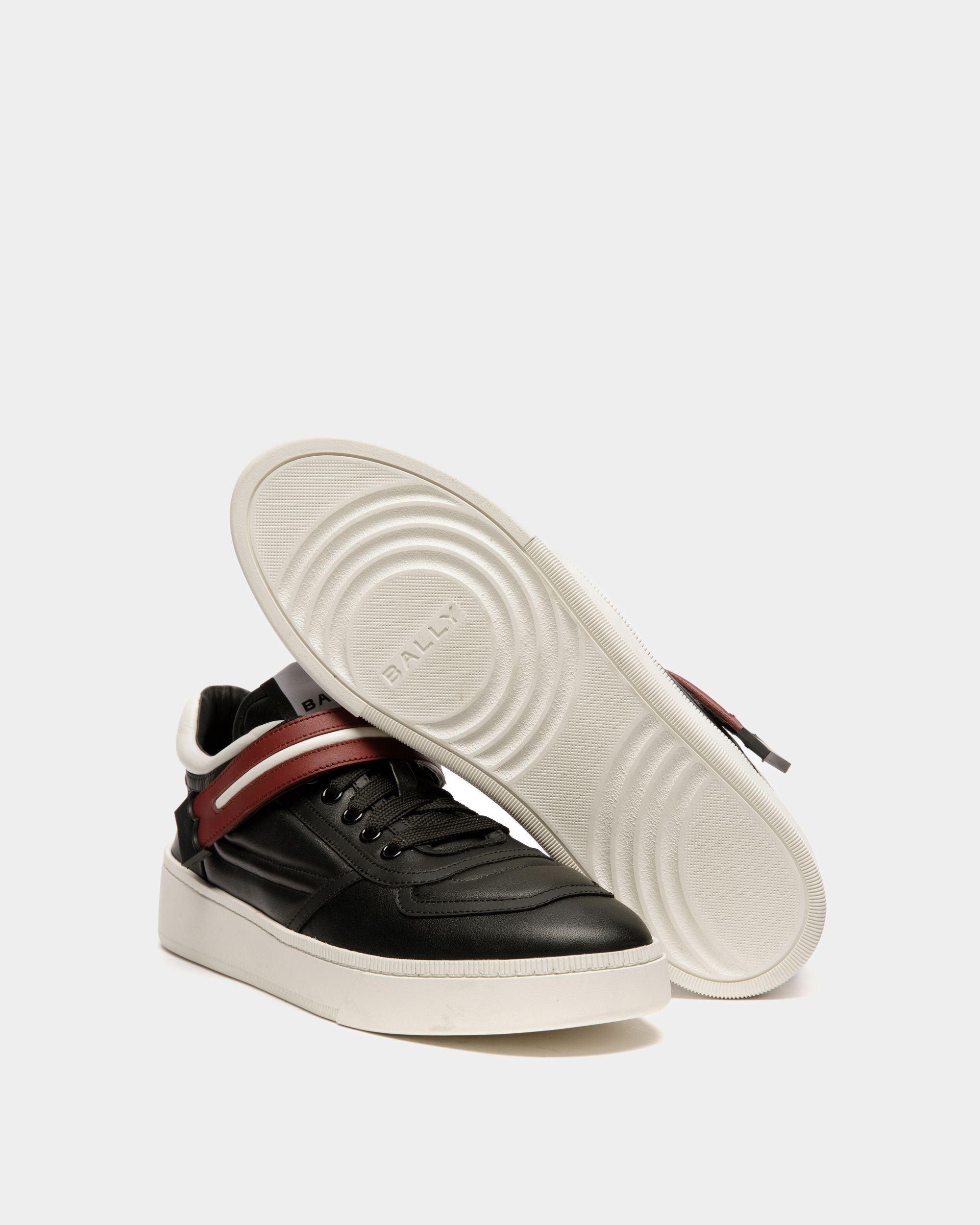 Sneaker Raise En Cuir Noir - Homme - Bally - 03