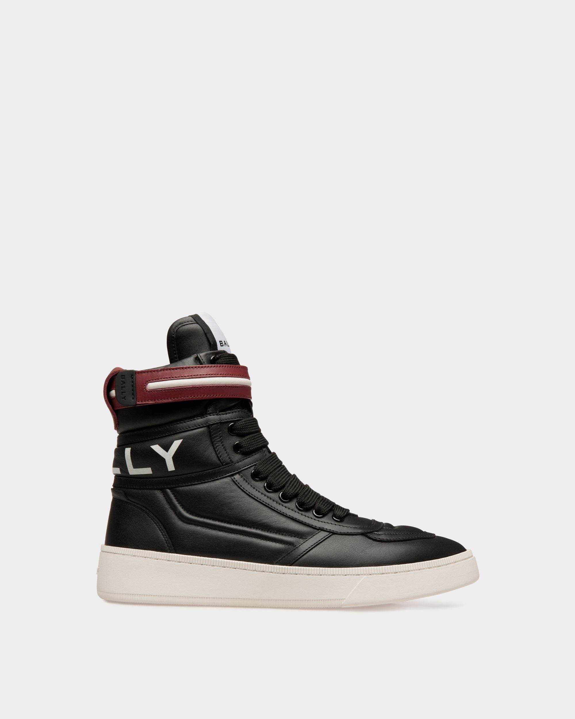 Raise Sneaker In Black Leather - Homme - Bally - 01