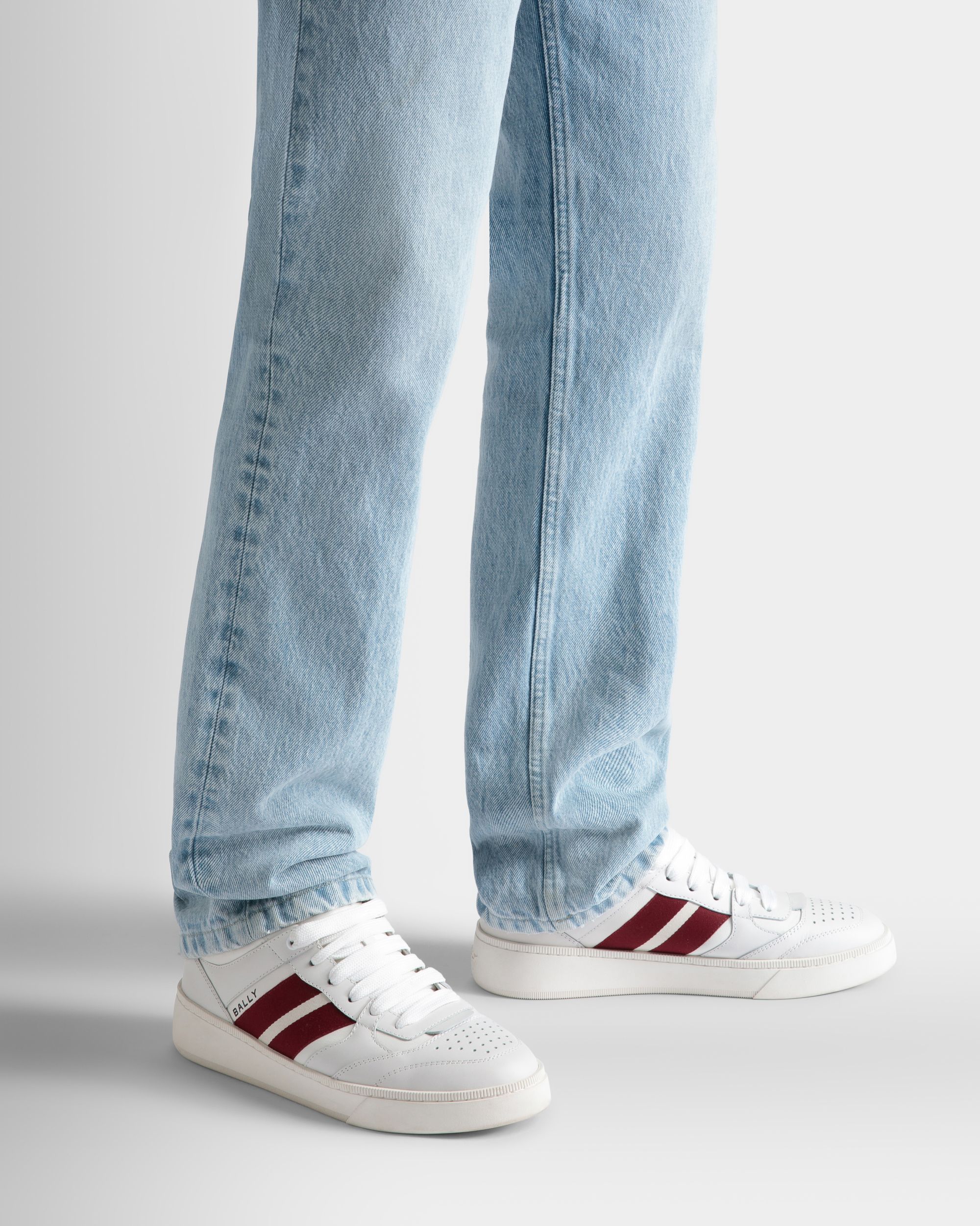 Sneaker Raise En Cuir Blanc - Homme - Bally - 02