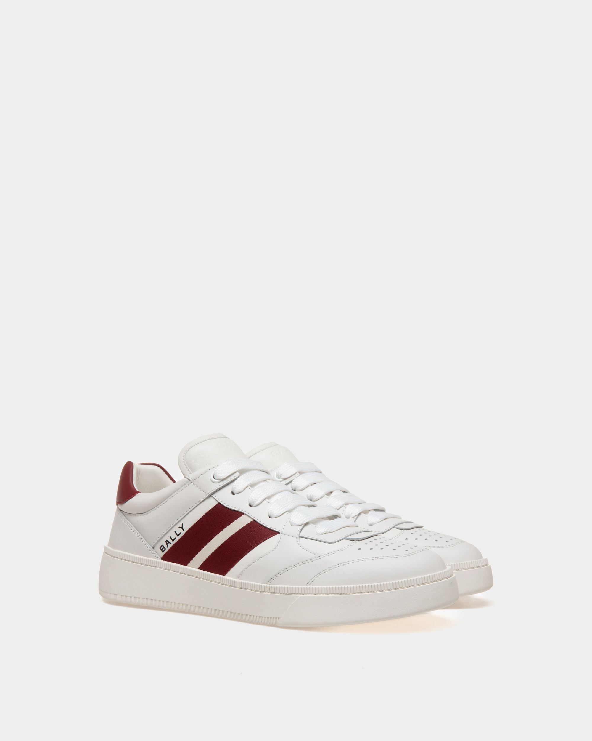 Sneaker Raise En Cuir Blanc - Homme - Bally - 03