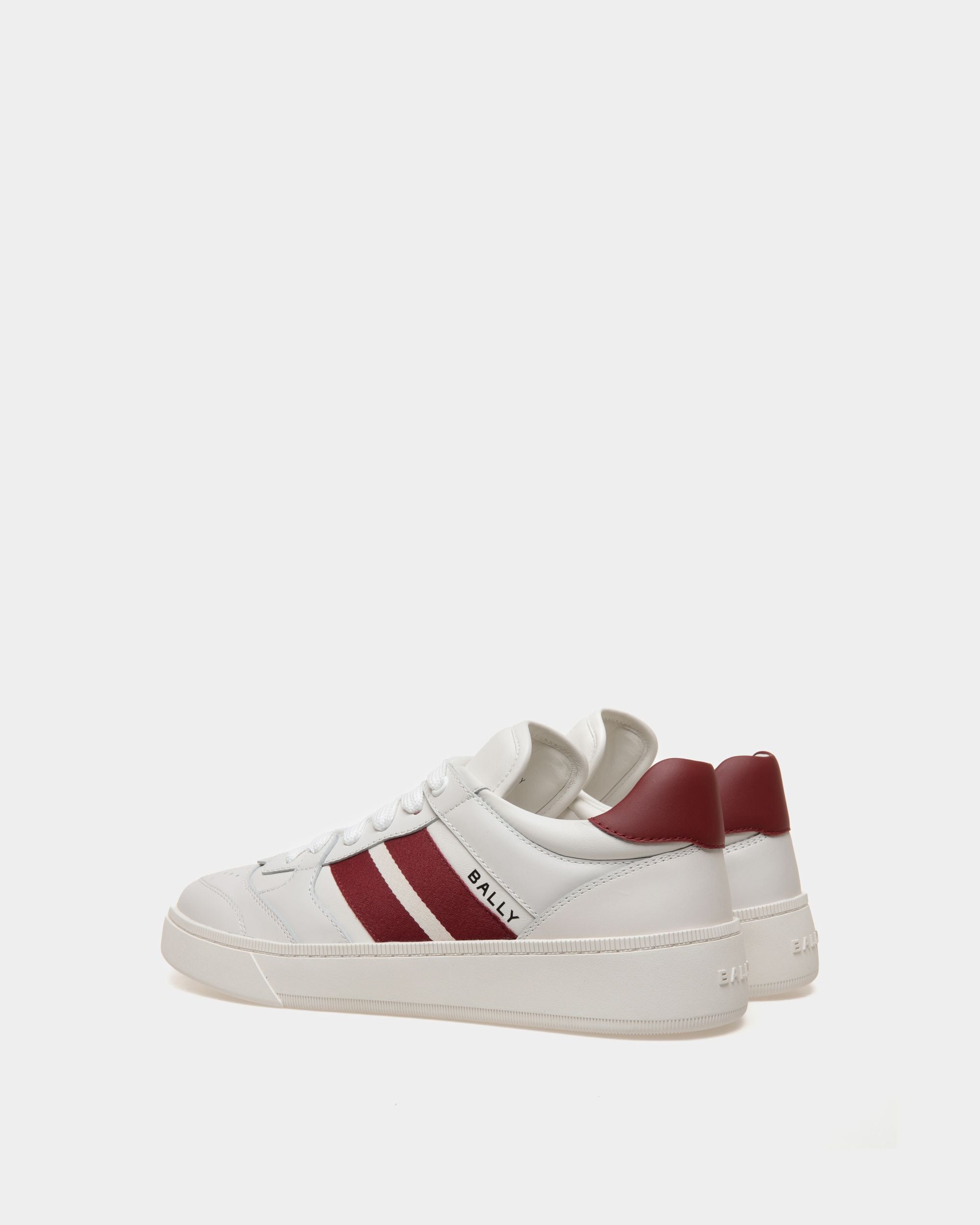 Sneaker Raise En Cuir Blanc - Homme - Bally - 04