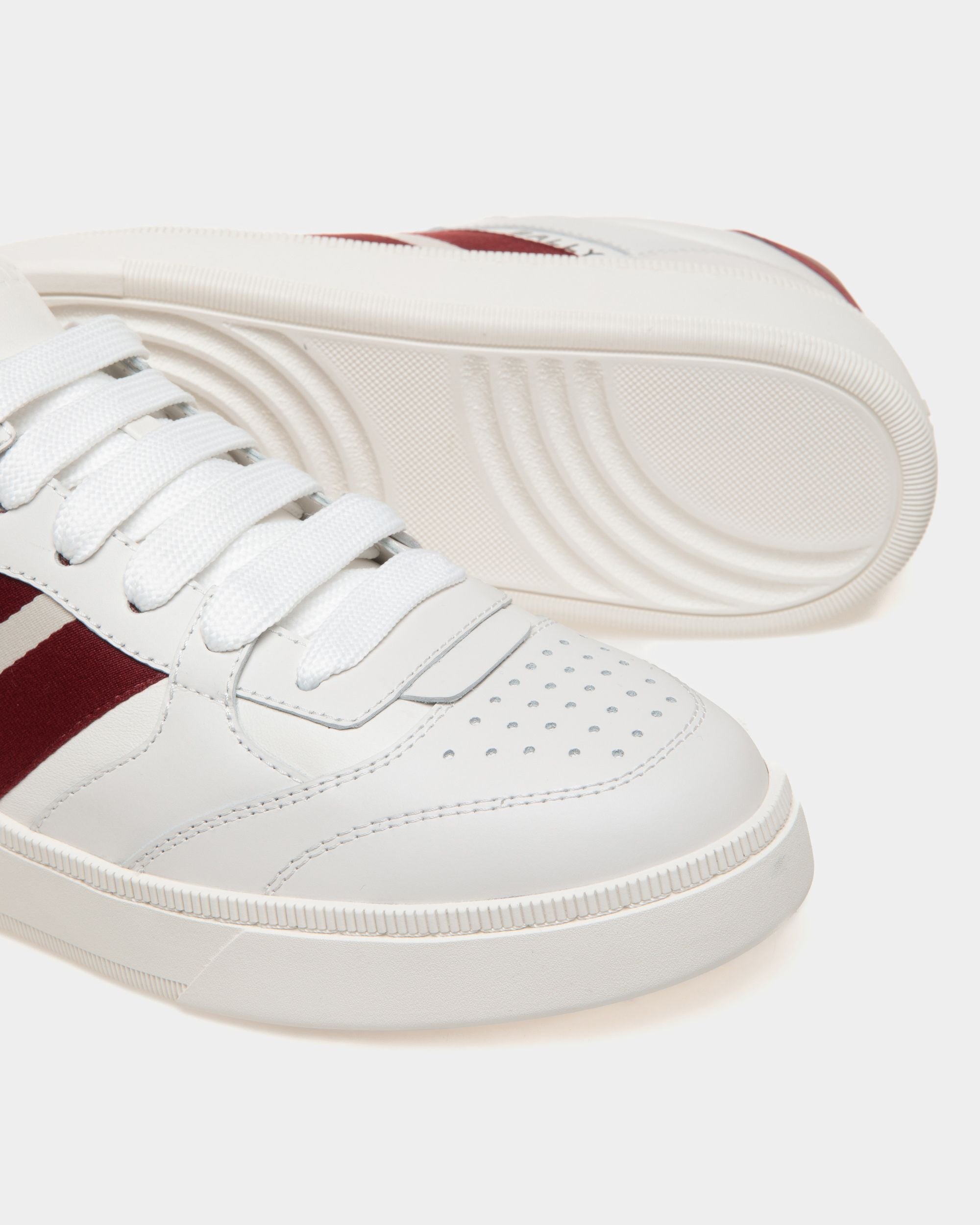 Sneaker Raise En Cuir Blanc - Homme - Bally - 05