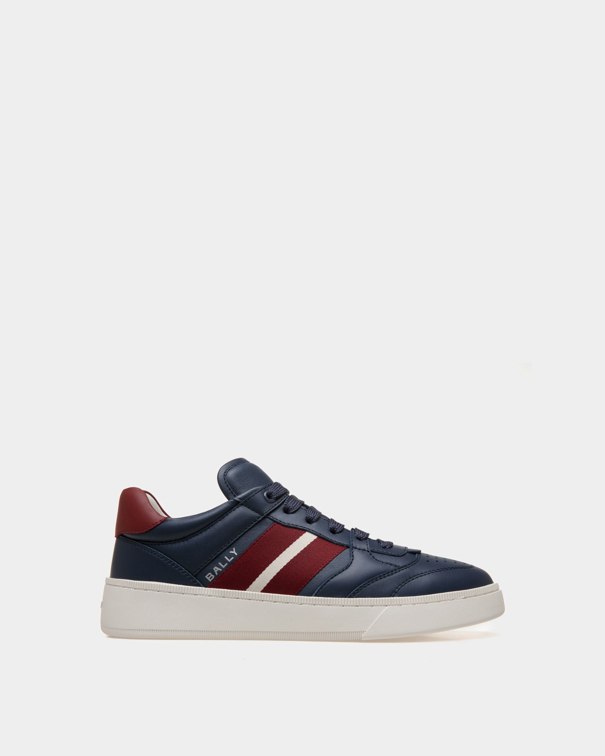 Sneaker Raise En Cuir Bleu - Homme - Bally - 01