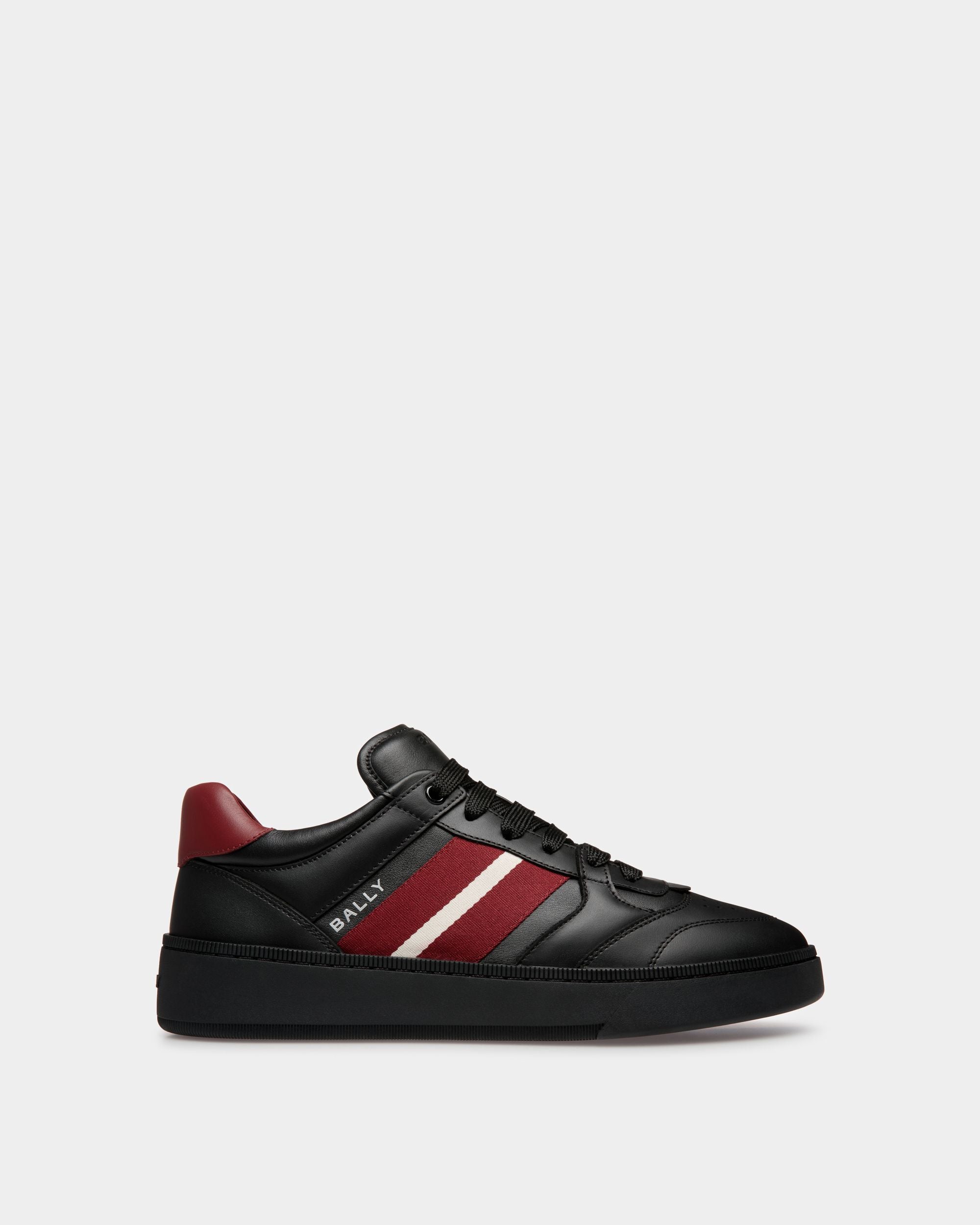 Sneaker Raise En Cuir Noir - Homme - Bally - 01