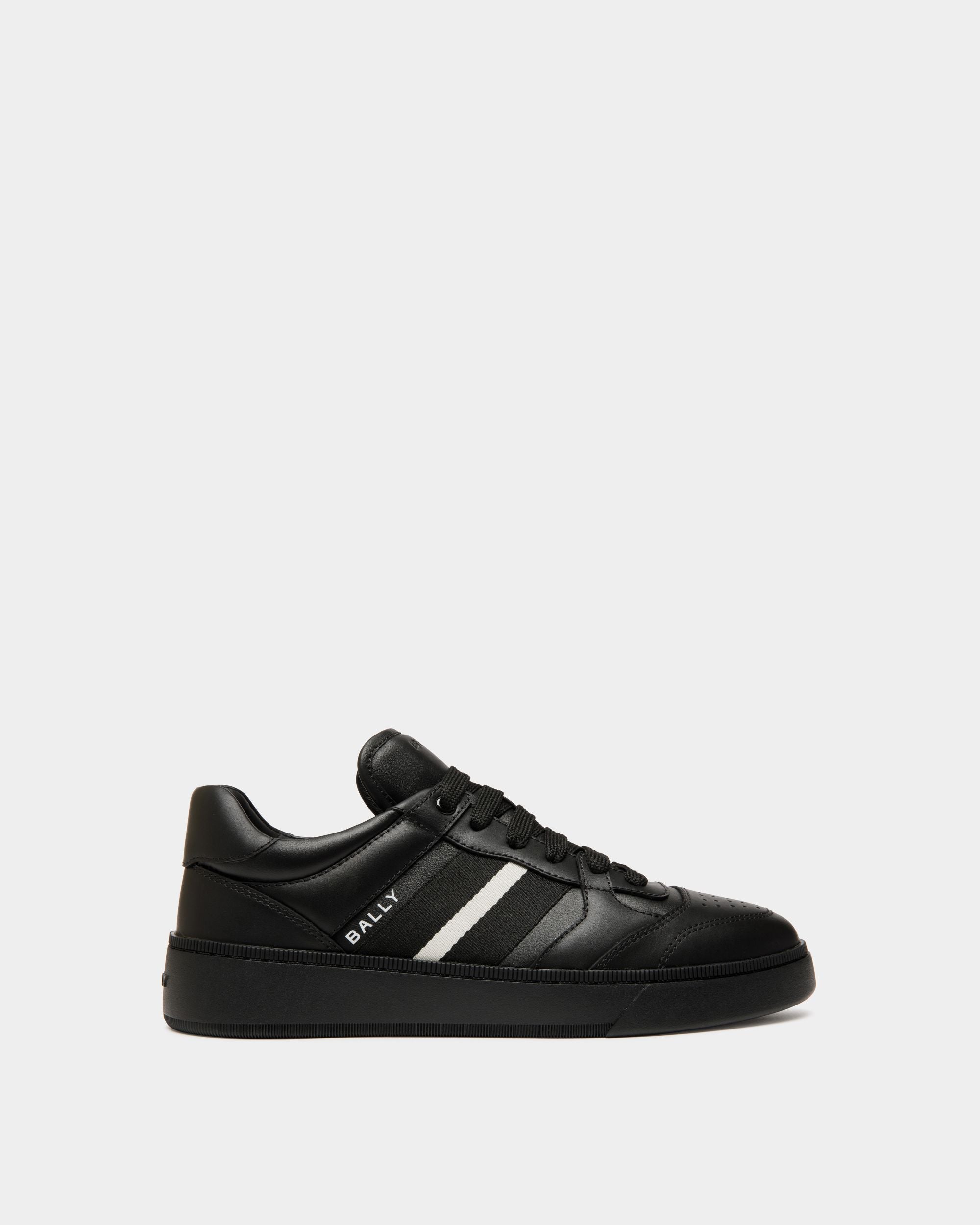 Sneaker Raise En Cuir Noir - Homme - Bally - 01