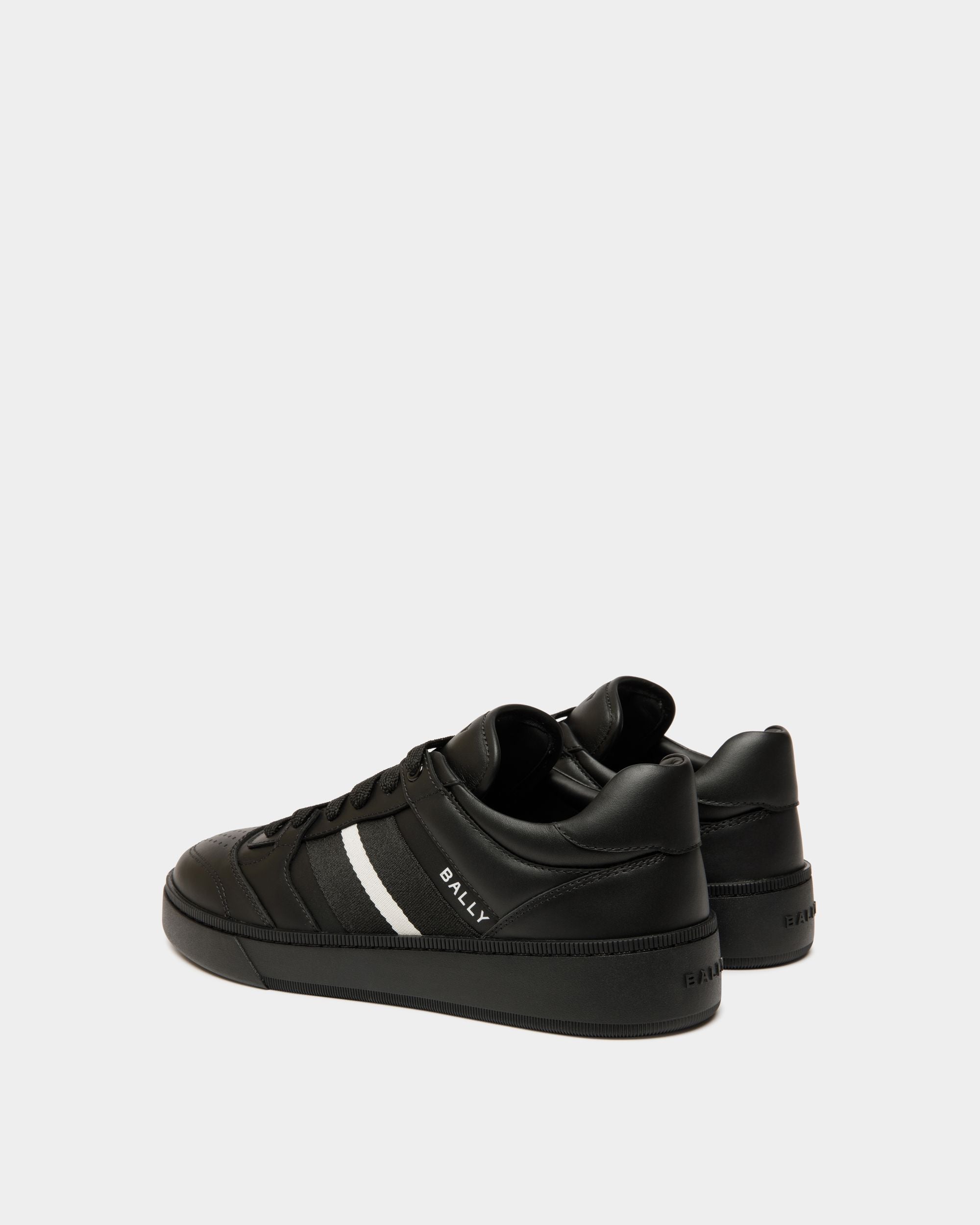 Sneaker Raise En Cuir Noir - Homme - Bally - 03