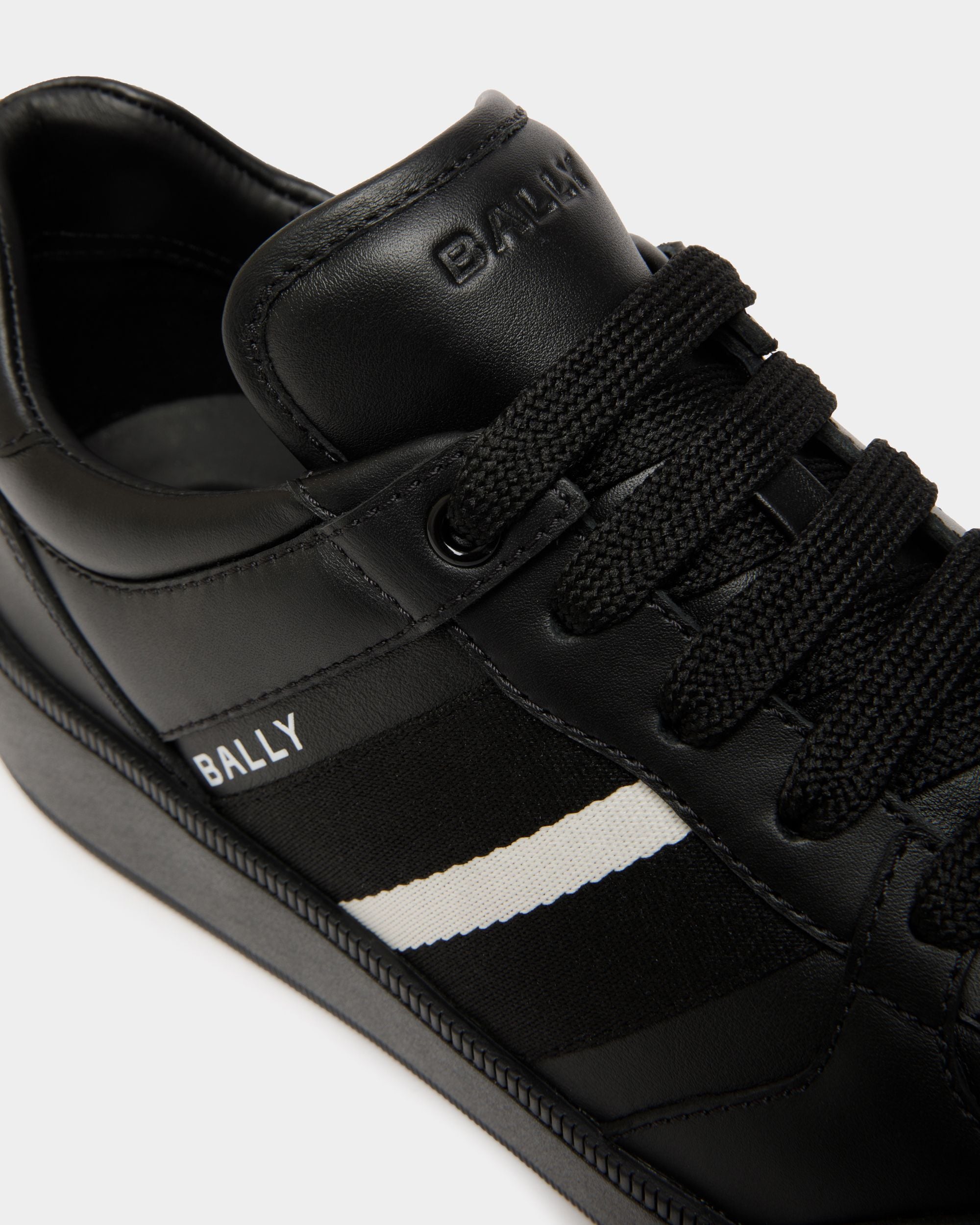 Sneaker Raise En Cuir Noir - Homme - Bally - 05