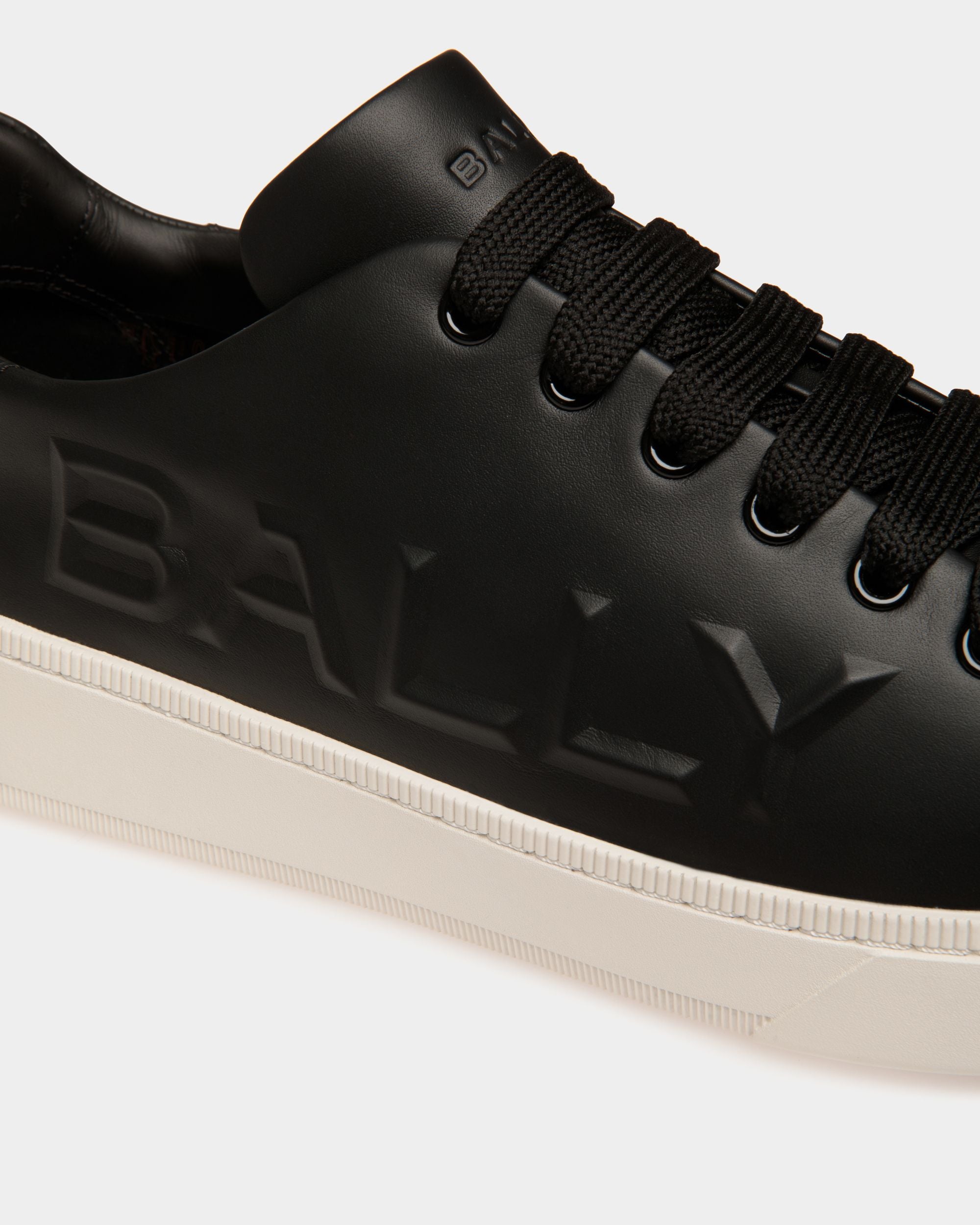 Sneaker Raise En Cuir Noir - Homme - Bally - 06