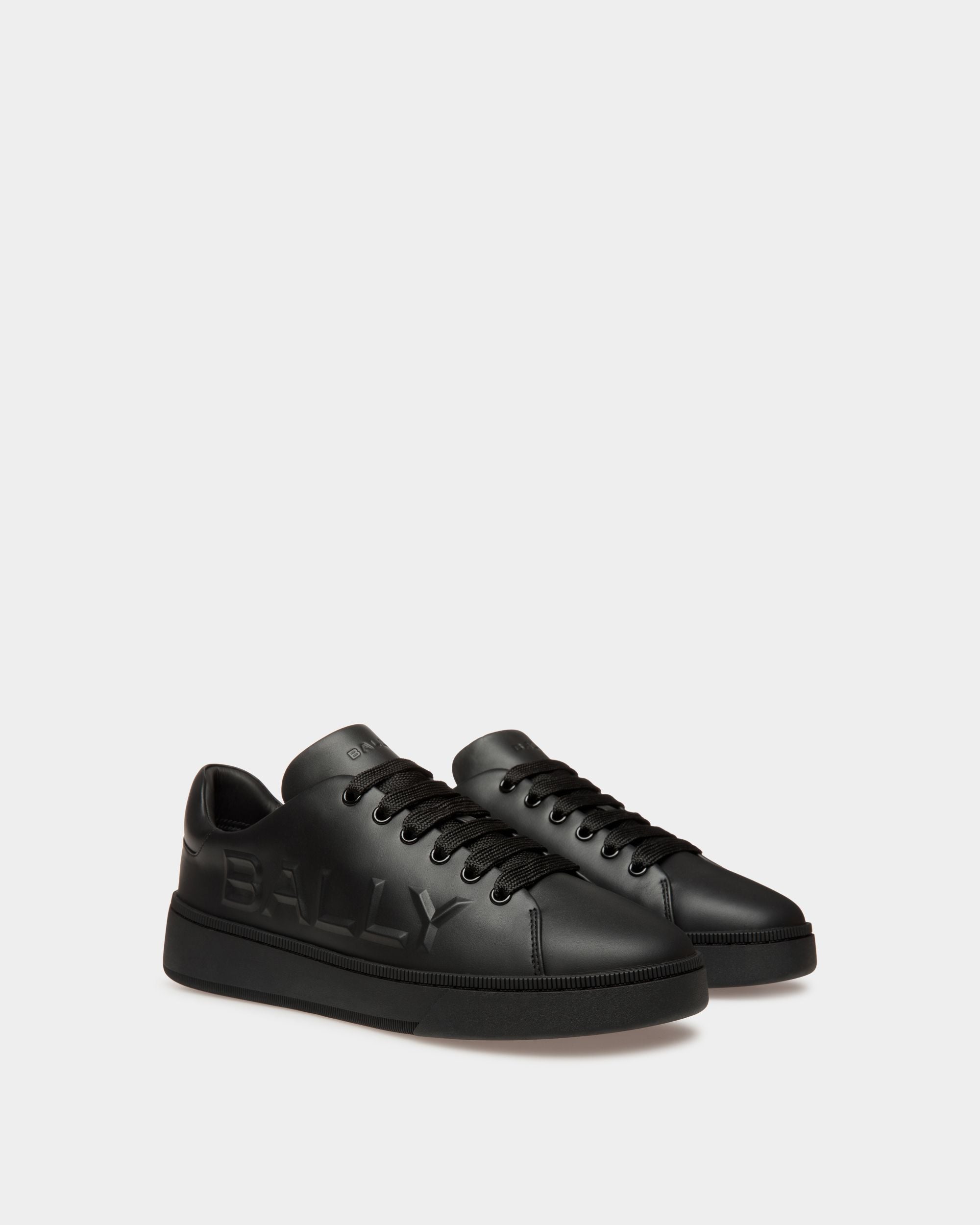 Sneaker Raise En Cuir Noir - Homme - Bally - 02