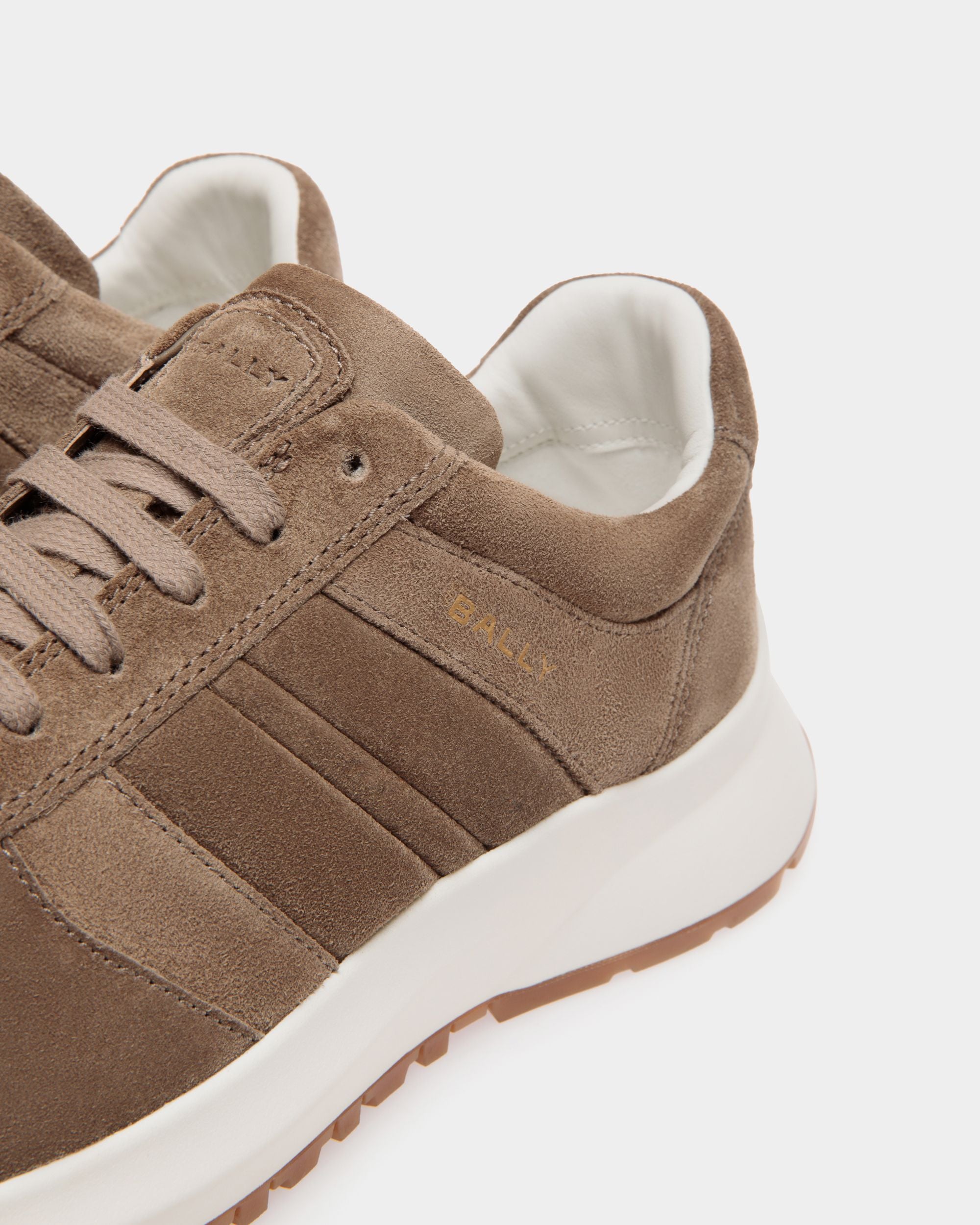 Outline Sneaker In Brown  Leather - Homme - Bally - 06