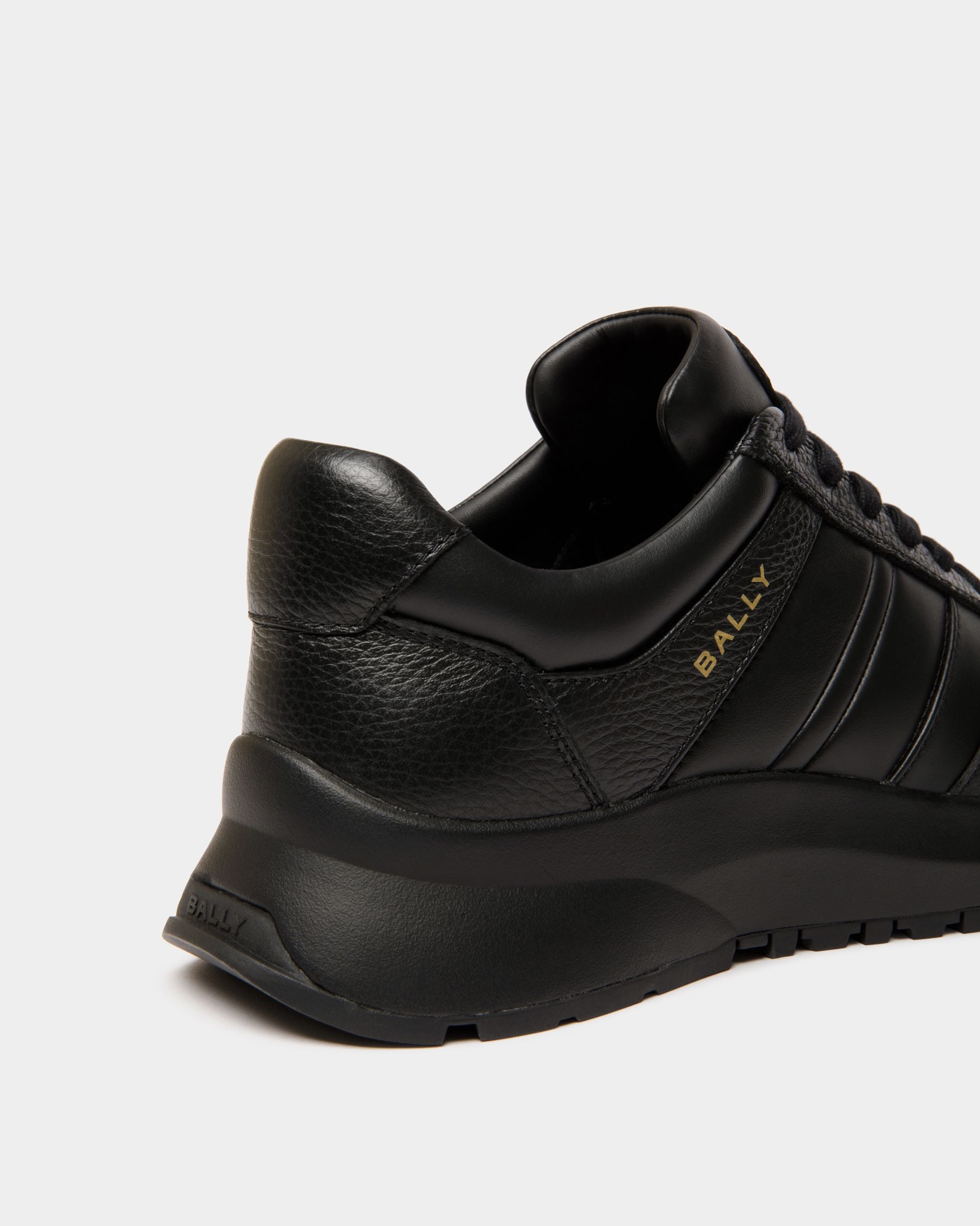 Sneaker Outline En Cuir Noir - Homme - Bally - 05