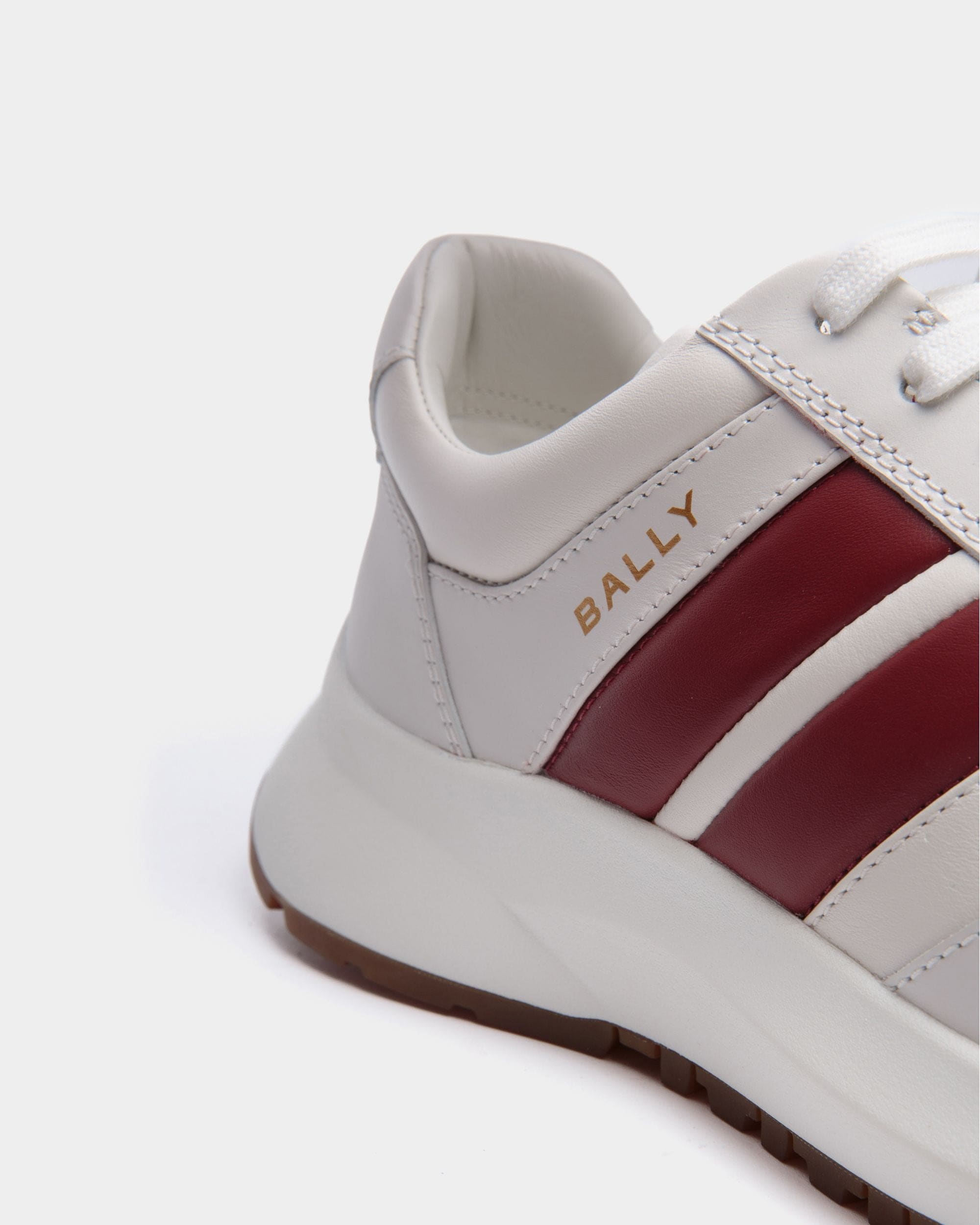 Sneaker Outline En Cuir Blanc - Homme - Bally - 06