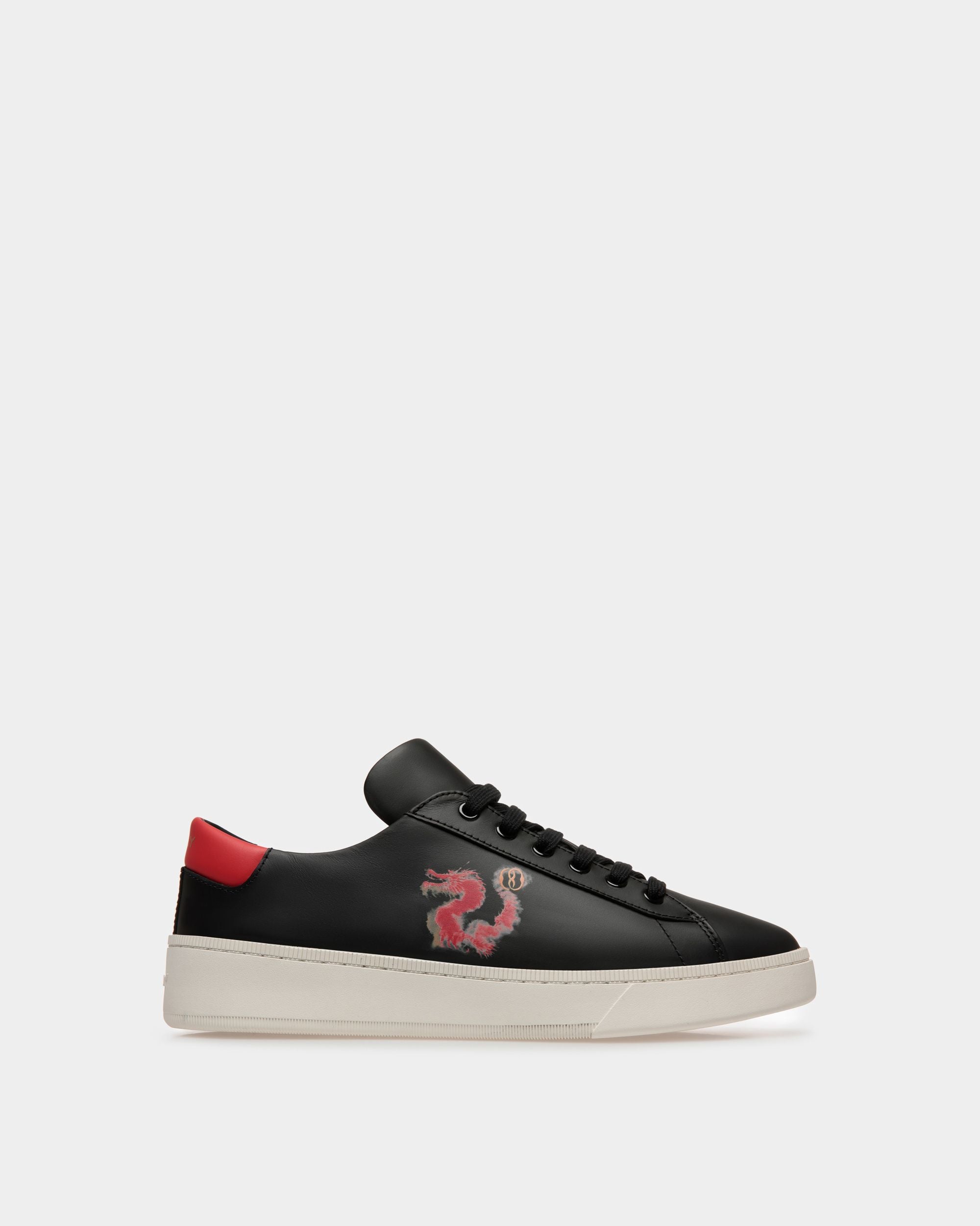 Sneaker Raise En Cuir Noir - Homme - Bally - 01