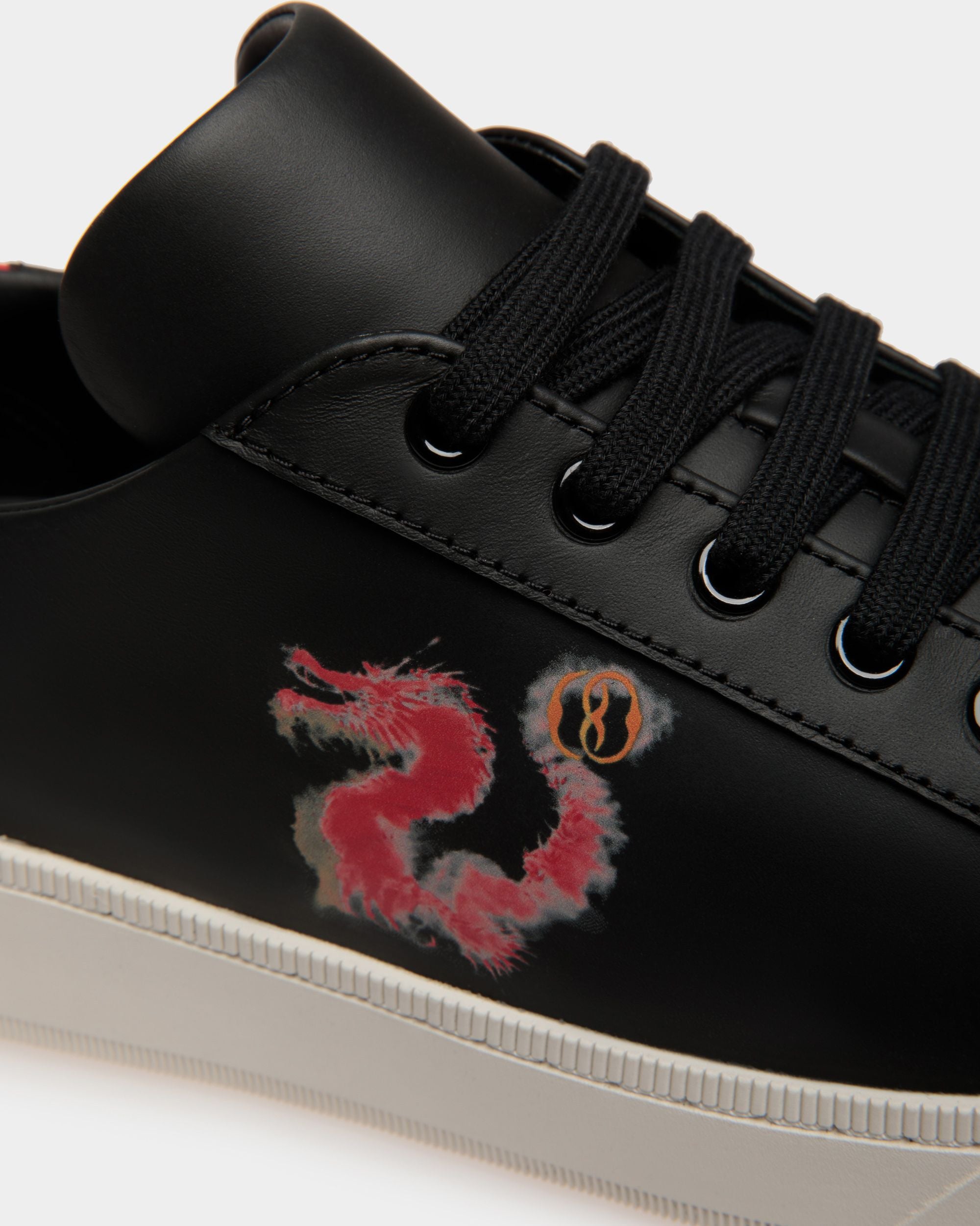 Sneaker Raise En Cuir Noir - Homme - Bally - 06