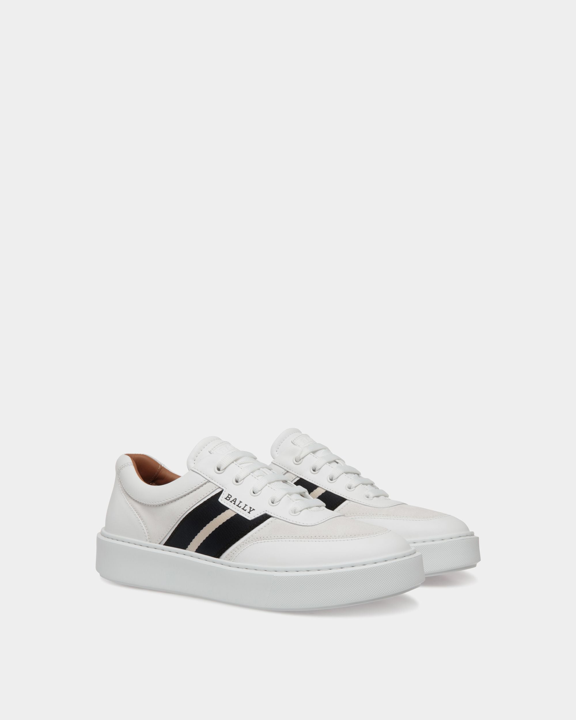 Sneaker En Cuir Blanc - Homme - Bally - 02