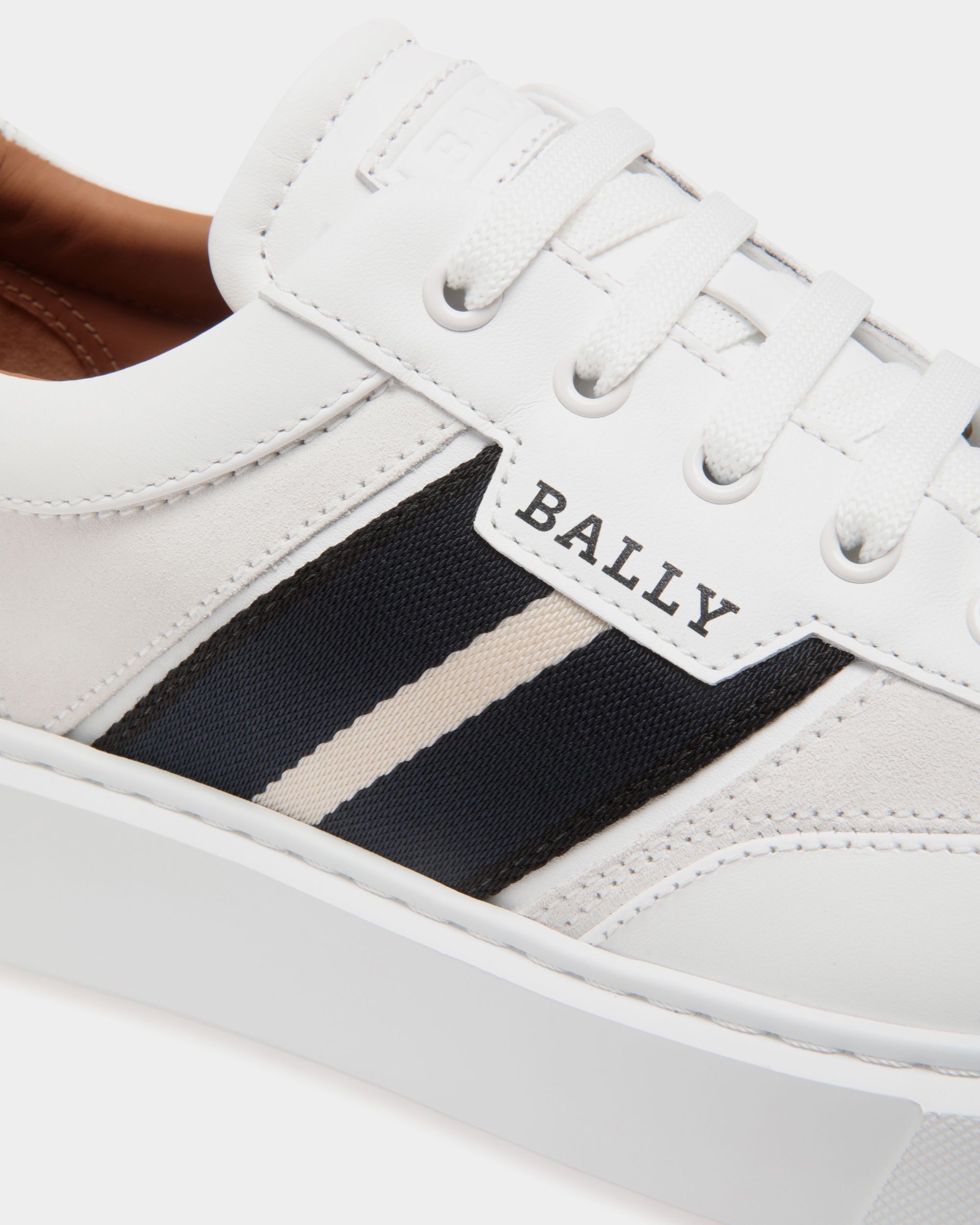 Sneaker En Cuir Blanc - Homme - Bally - 05