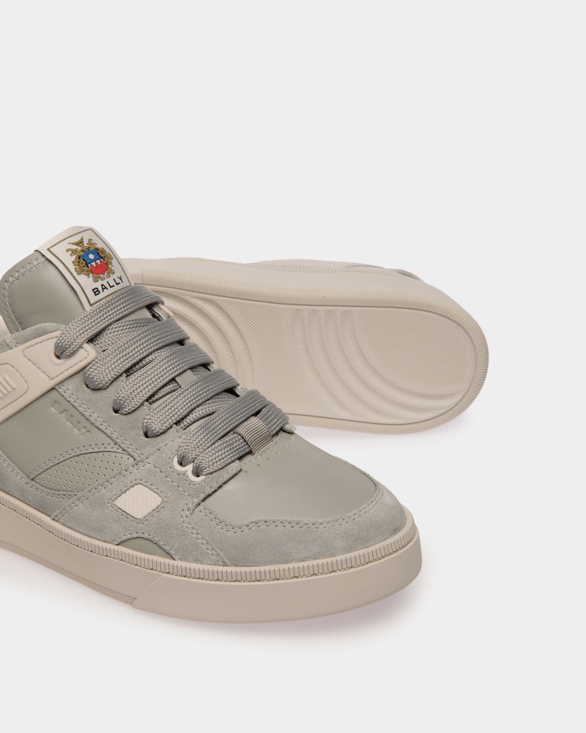 Sneaker Raise En Cuir Gris - Homme - Bally - 05