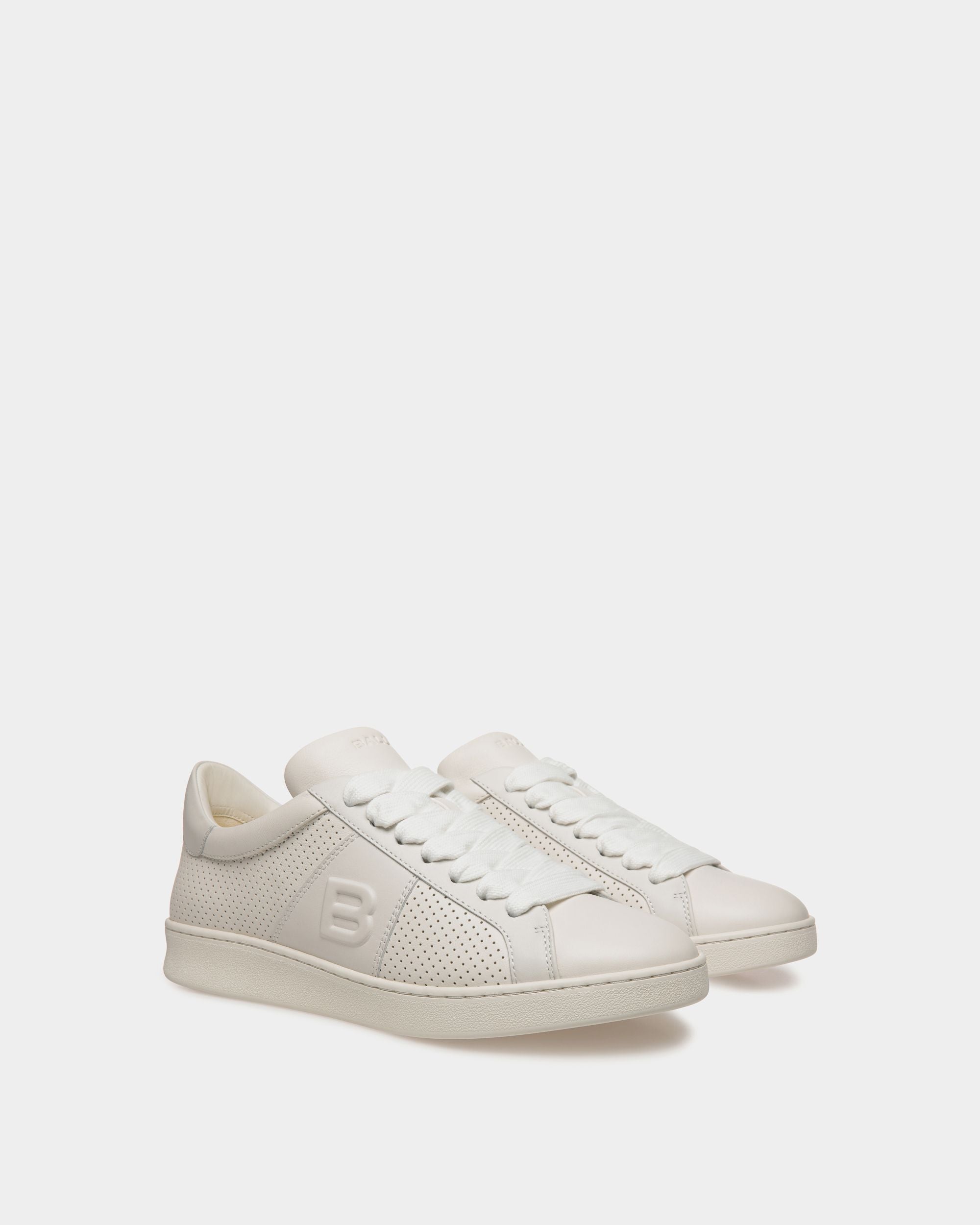 Sneaker Collection Voyage Adrien Brody En Cuir Blanc - Homme - Bally - 03