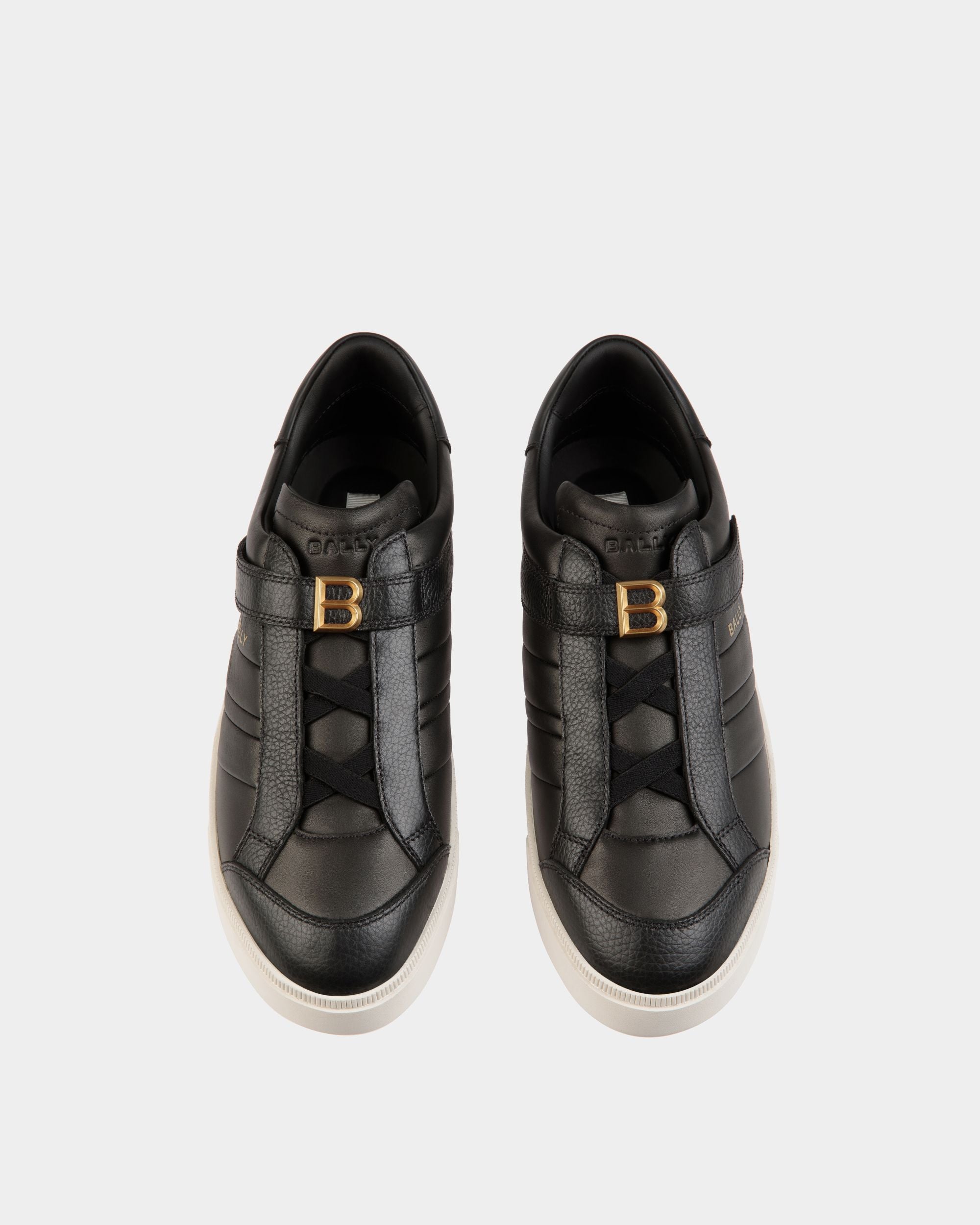 Sneaker Raise En Cuir Noir - Homme - Bally - 05