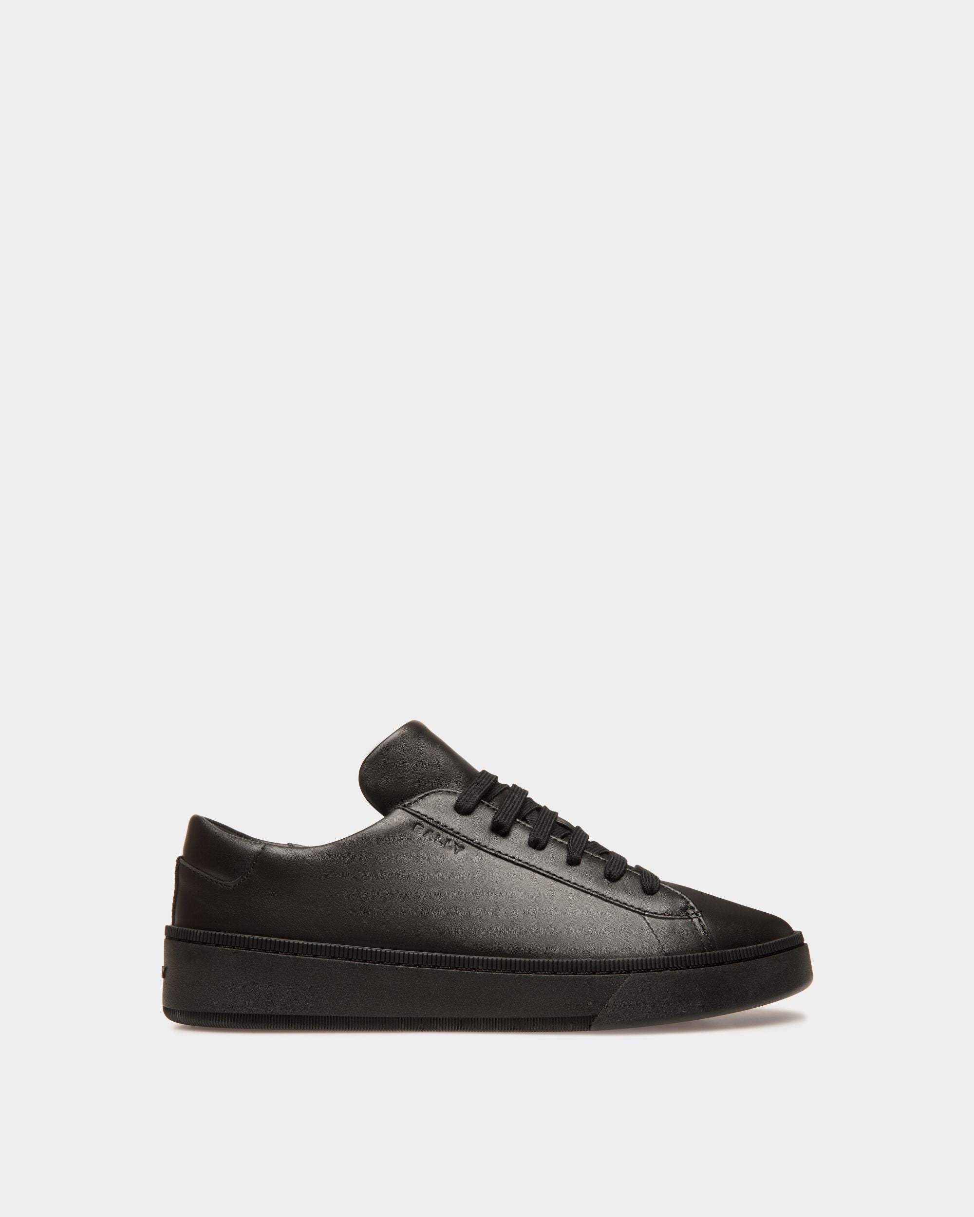 Sneaker Raise En Cuir Noir - Homme - Bally - 01