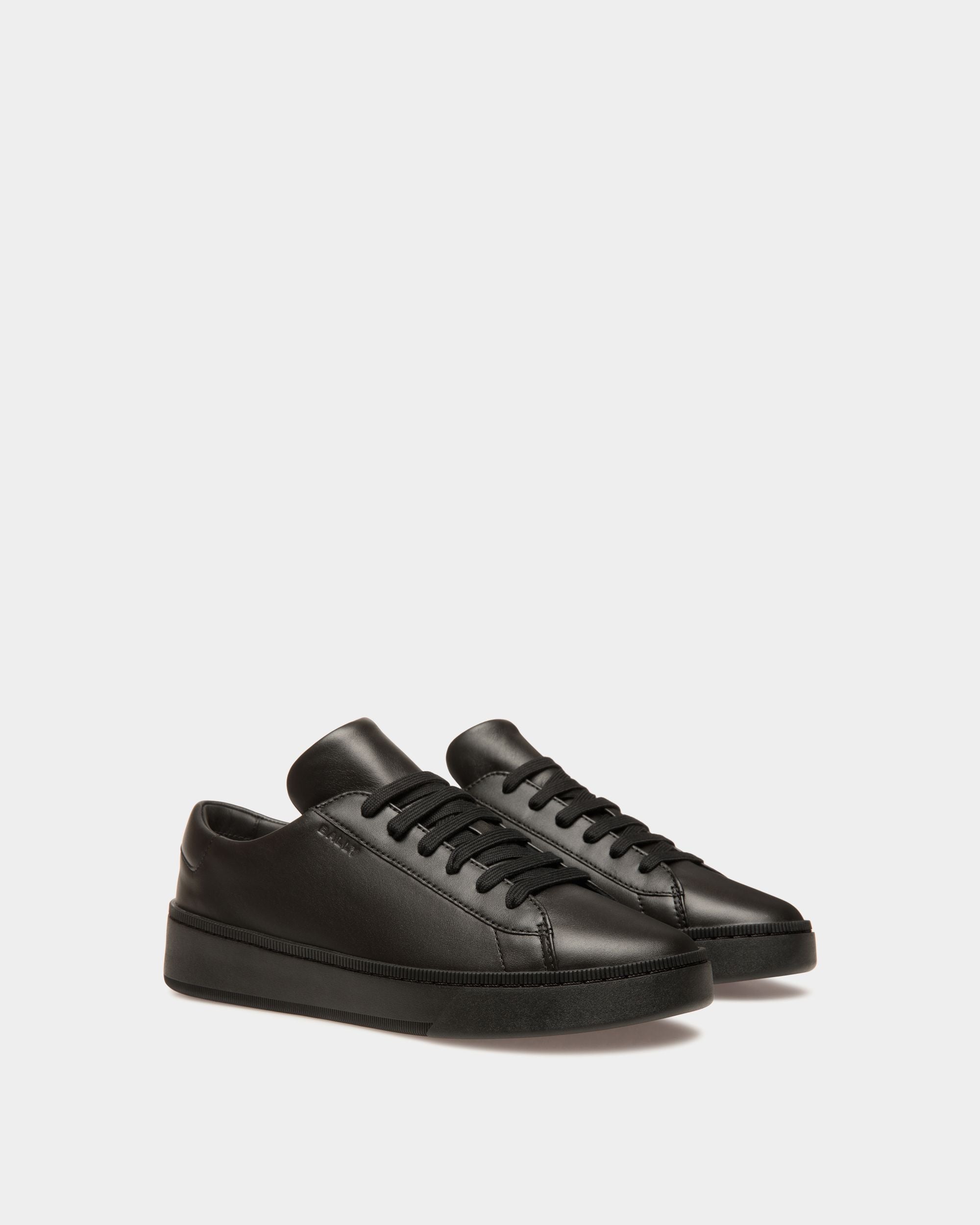 Sneaker Raise En Cuir Noir - Homme - Bally - 02