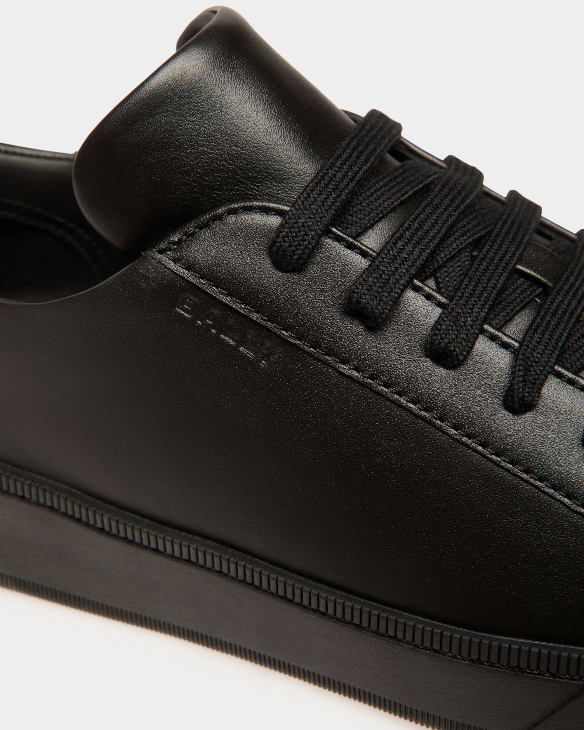 Sneaker Raise En Cuir Noir - Homme - Bally - 04