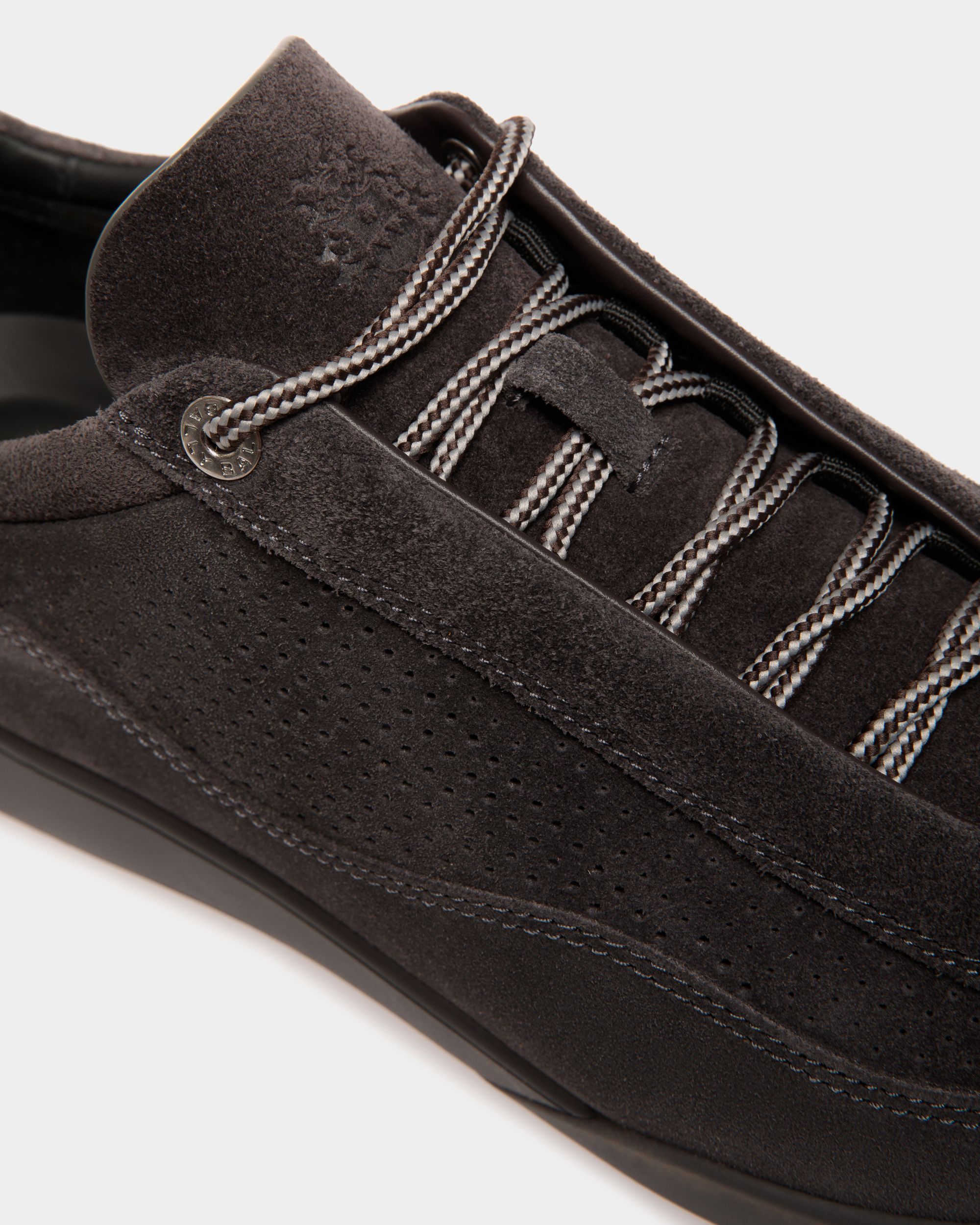 Sneaker Manto Runner En Daim Dark Grey - Homme - Bally - 05