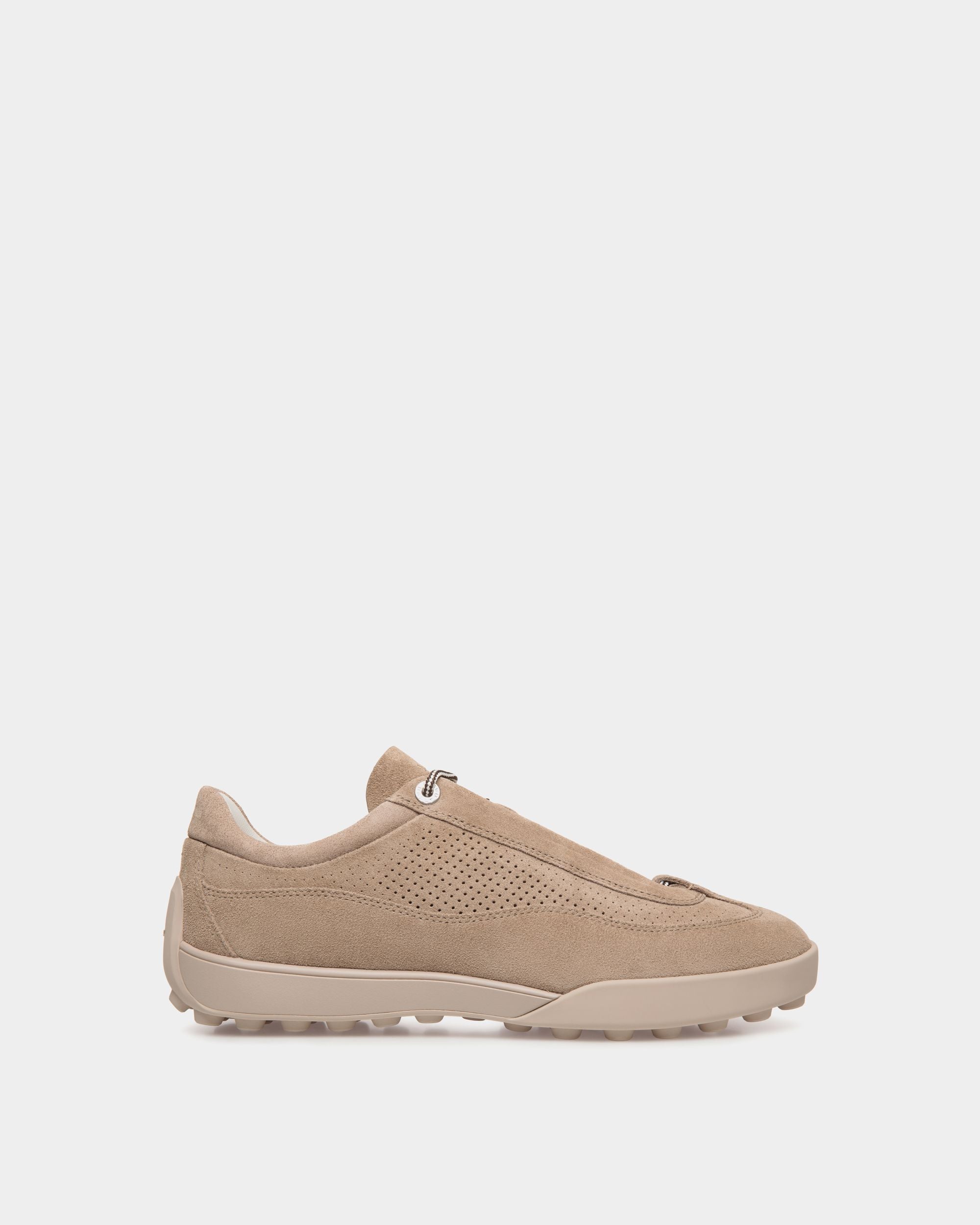 Sneaker Manto Runner En Daim Light Beige - Homme - Bally - 01