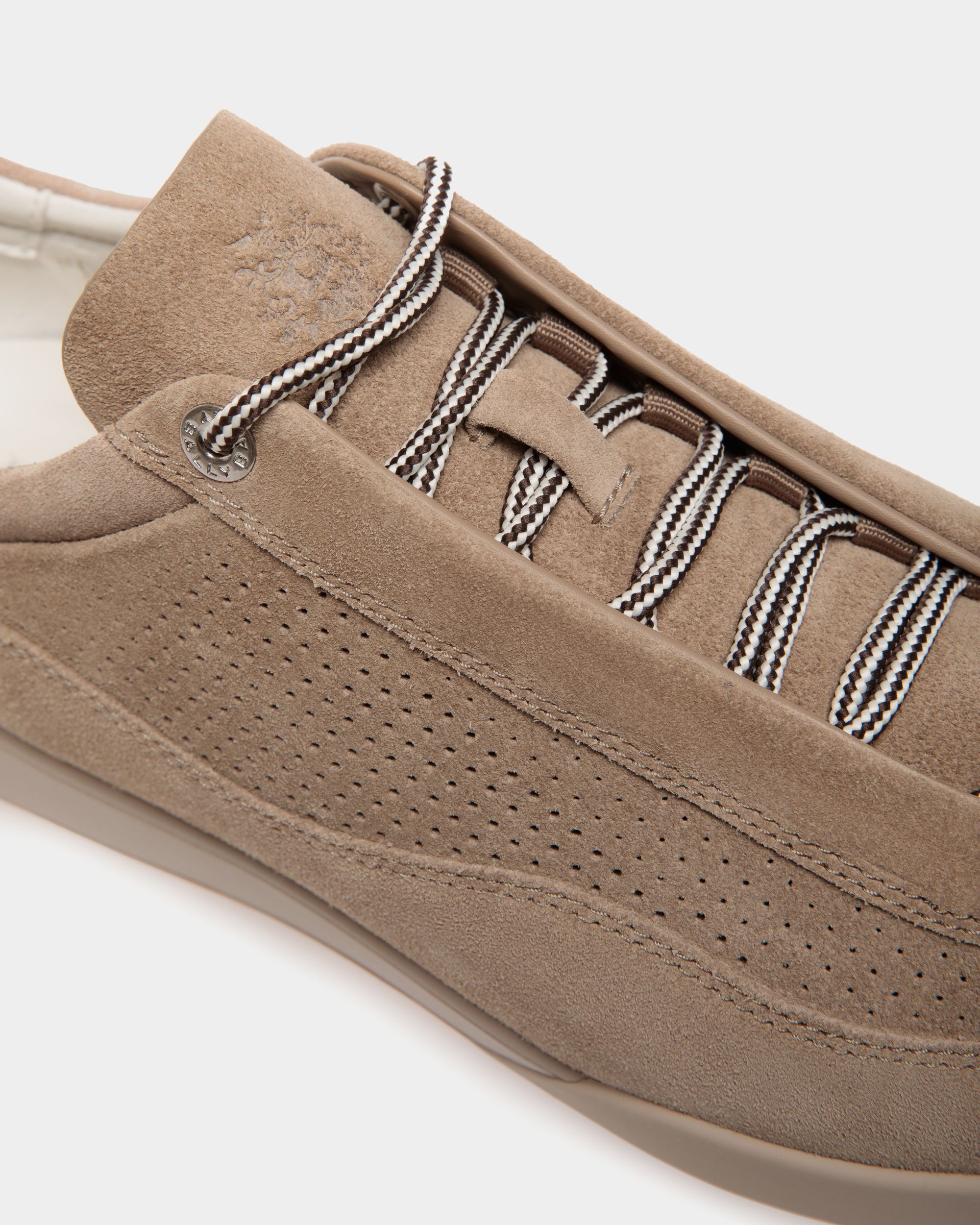 Sneaker Manto Runner En Daim Light Beige - Homme - Bally - 05
