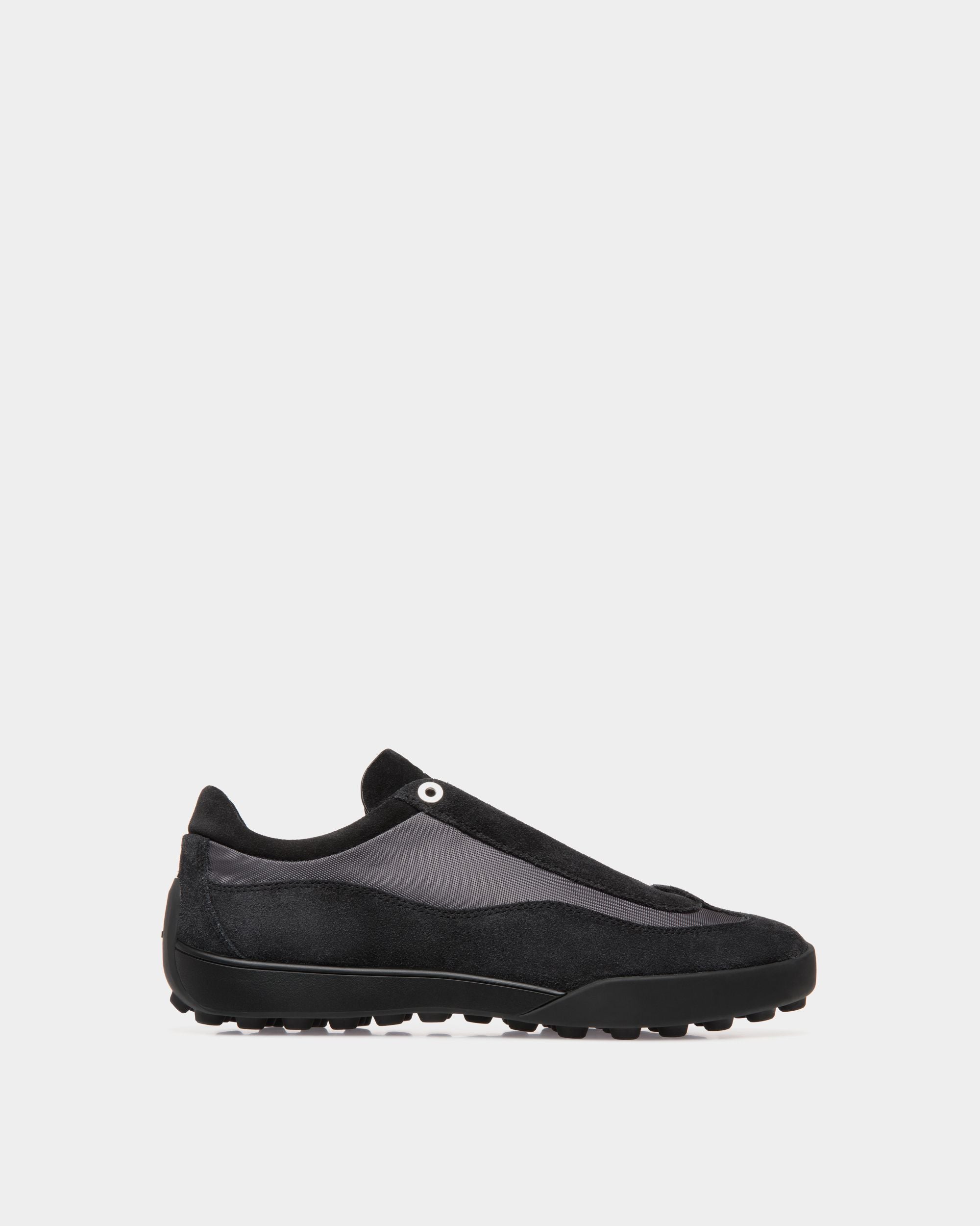 Sneaker Manto Runner En Daim Et Nylon Noirs - Homme - Bally - 01