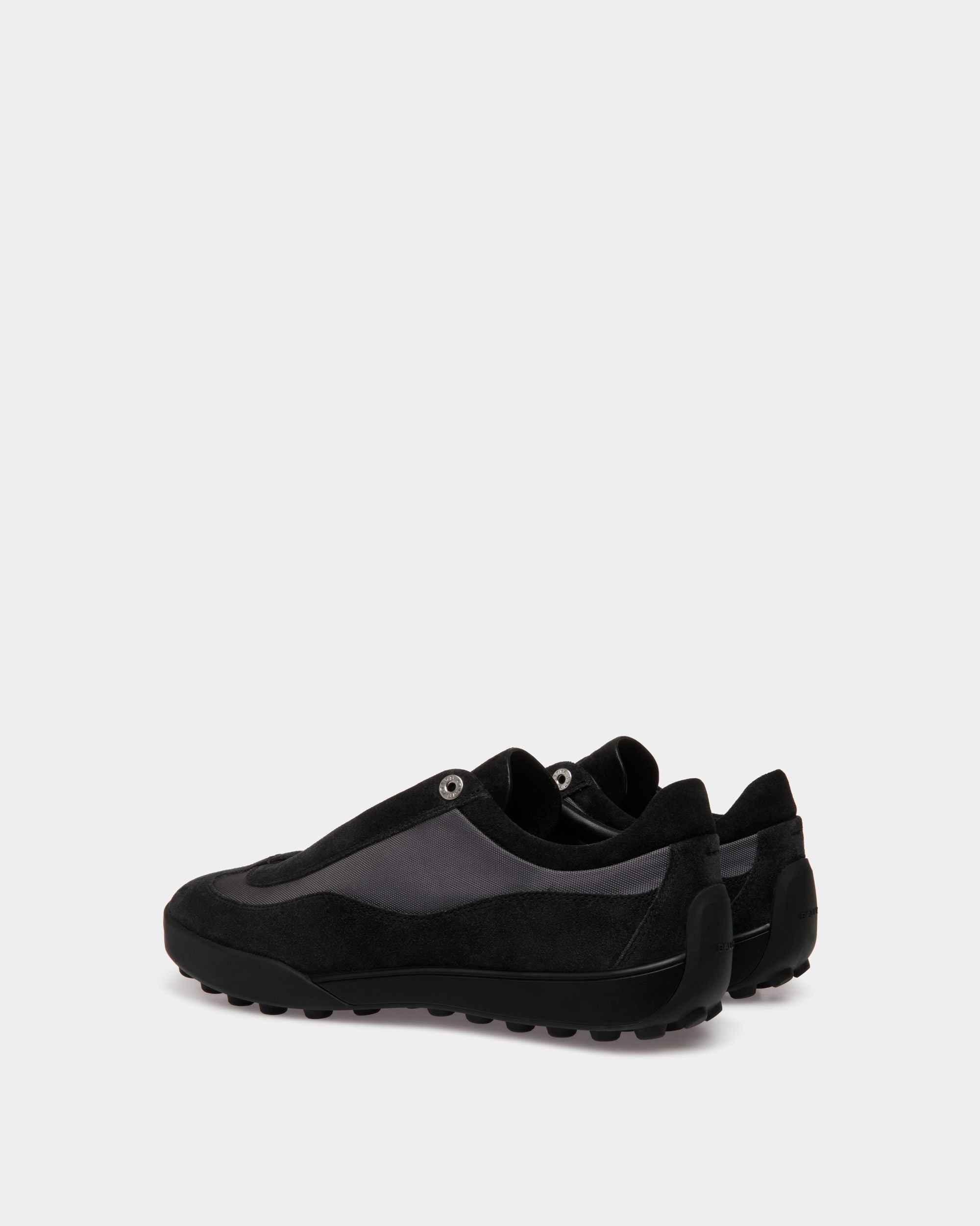 Sneaker Manto Runner En Daim Et Nylon Noirs - Homme - Bally - 03