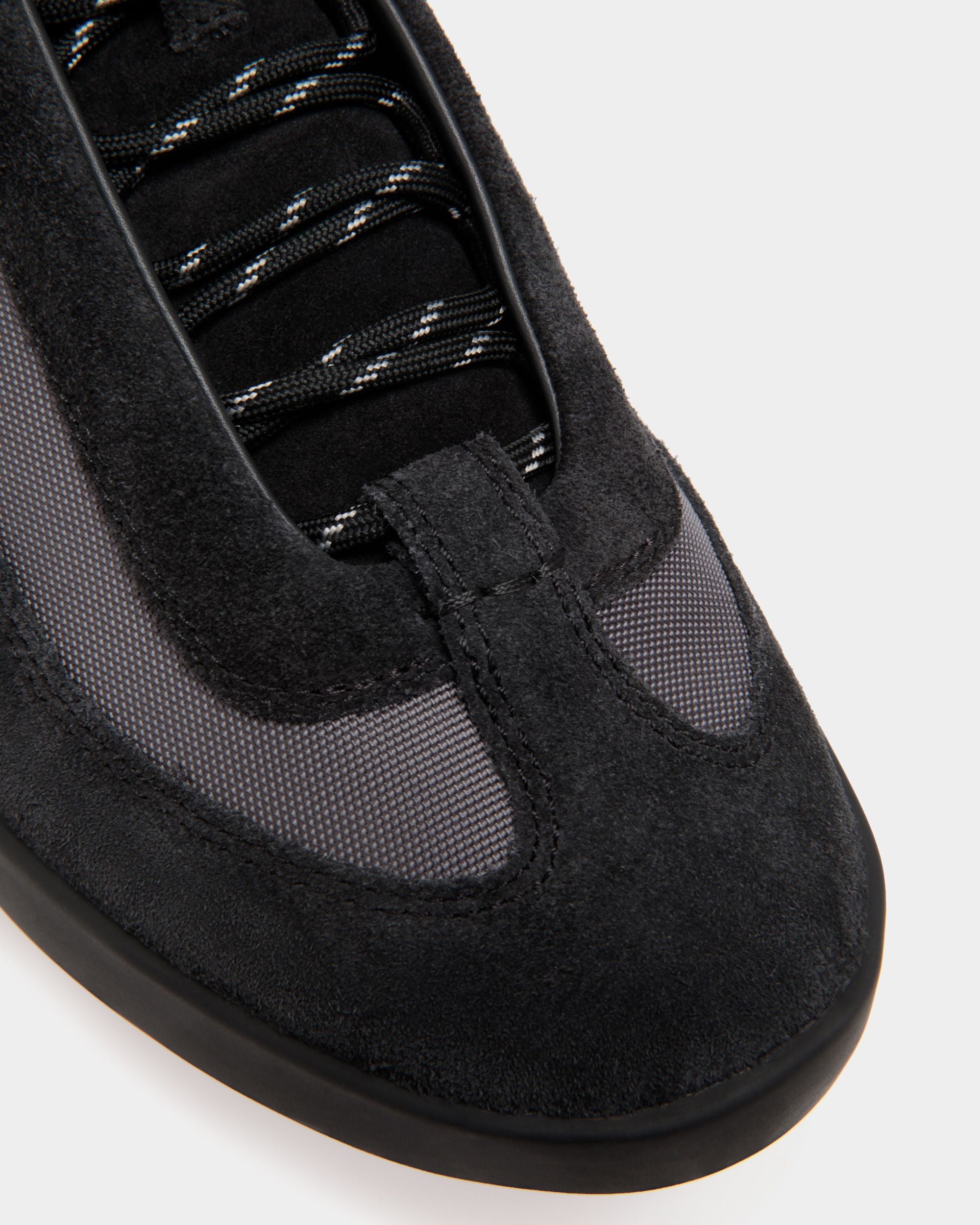 Sneaker Manto Runner En Daim Et Nylon Noirs - Homme - Bally - 05