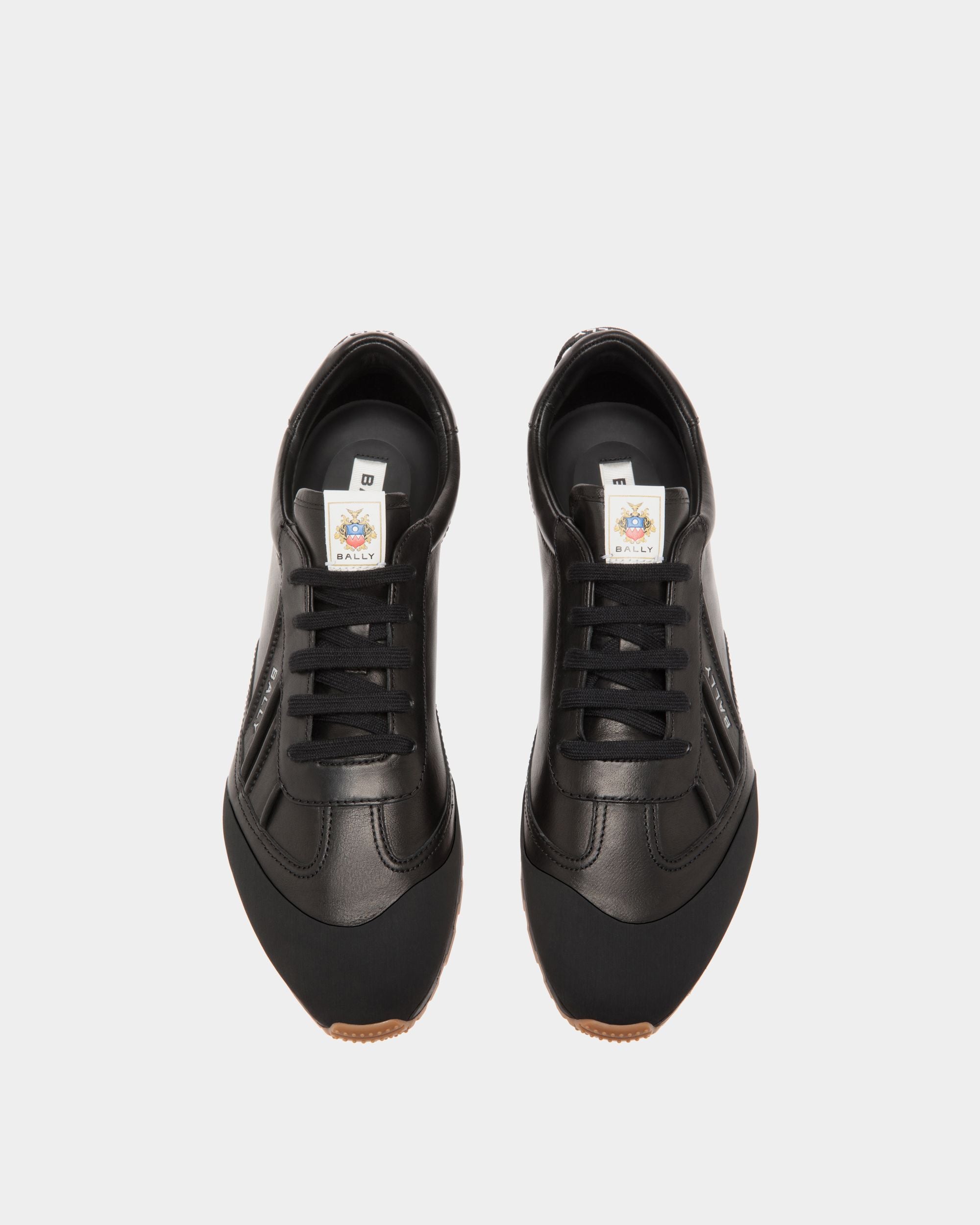 Sneaker Quarry En Cuir Noir - Homme - Bally - 04