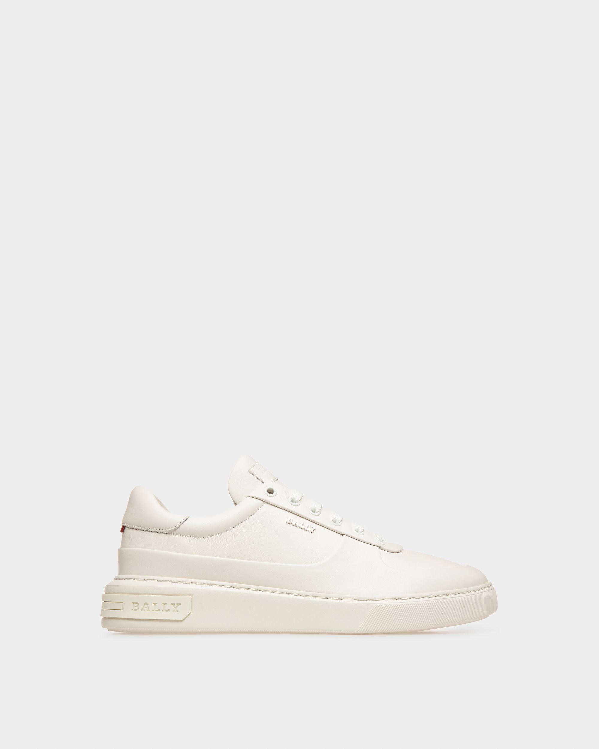 Manny Sneakers En Cuir Blanc - Homme - Bally - 01