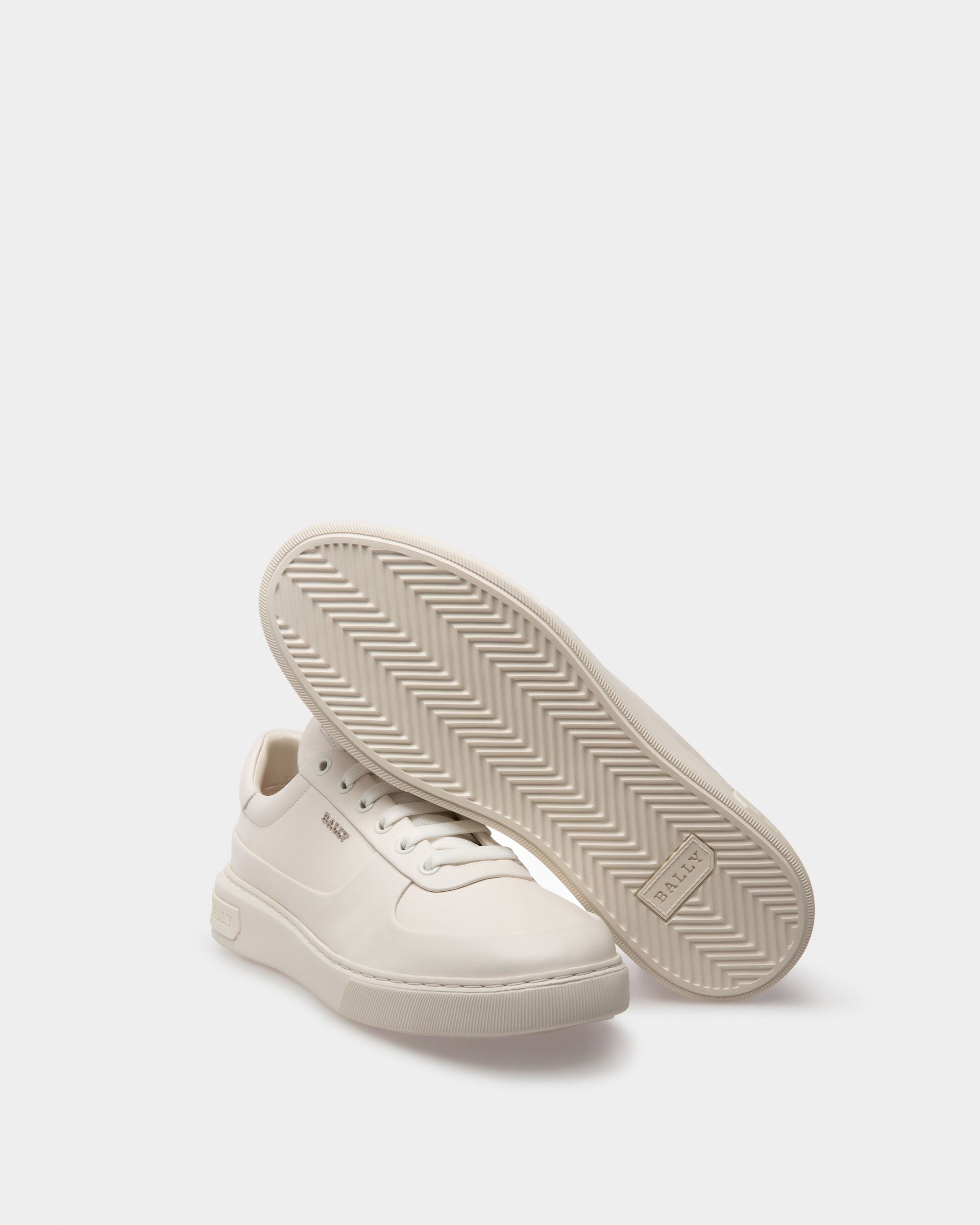 Manny Sneakers En Cuir Blanc - Homme - Bally - 05