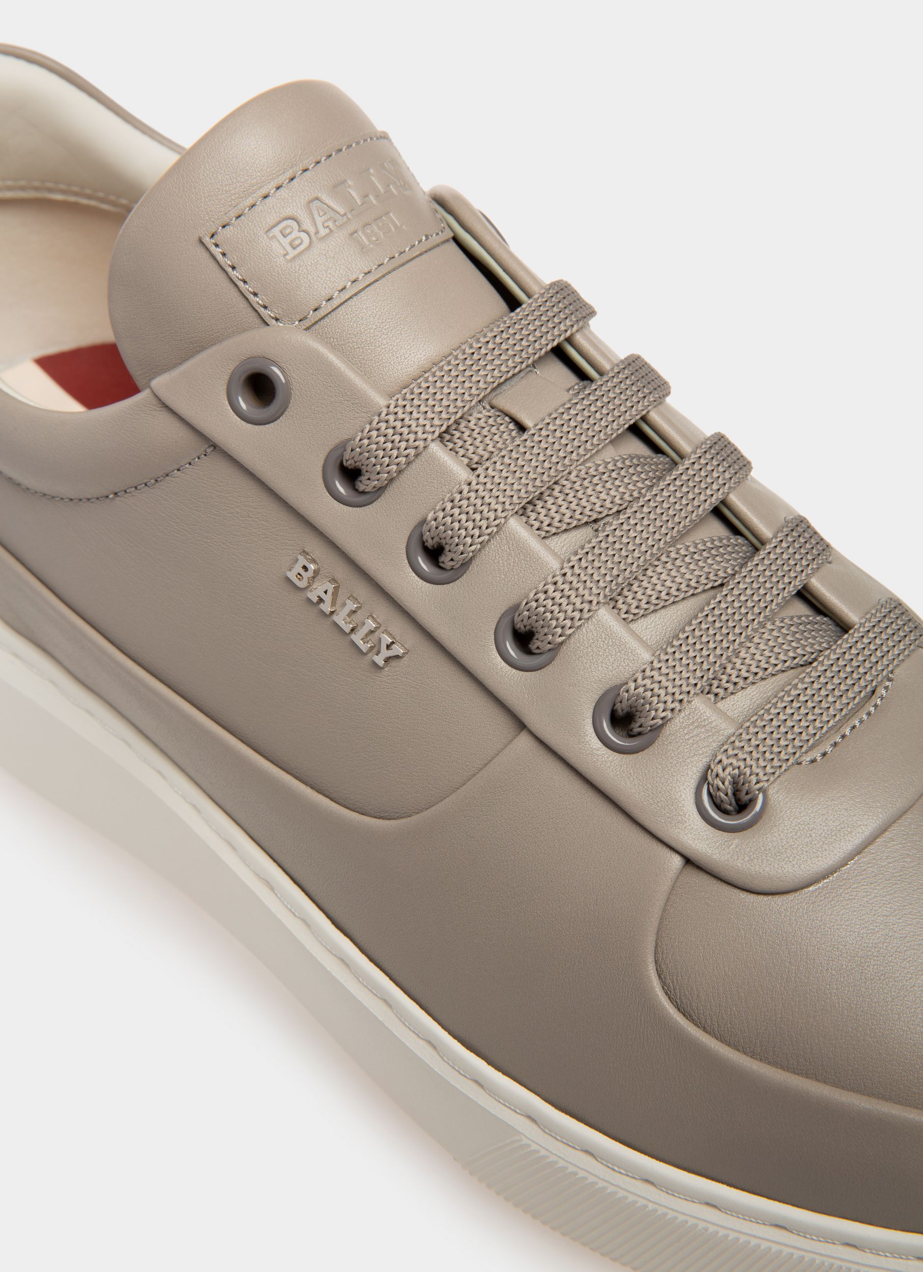 Manny Sneakers En Cuir Gris - Homme - Bally - 06
