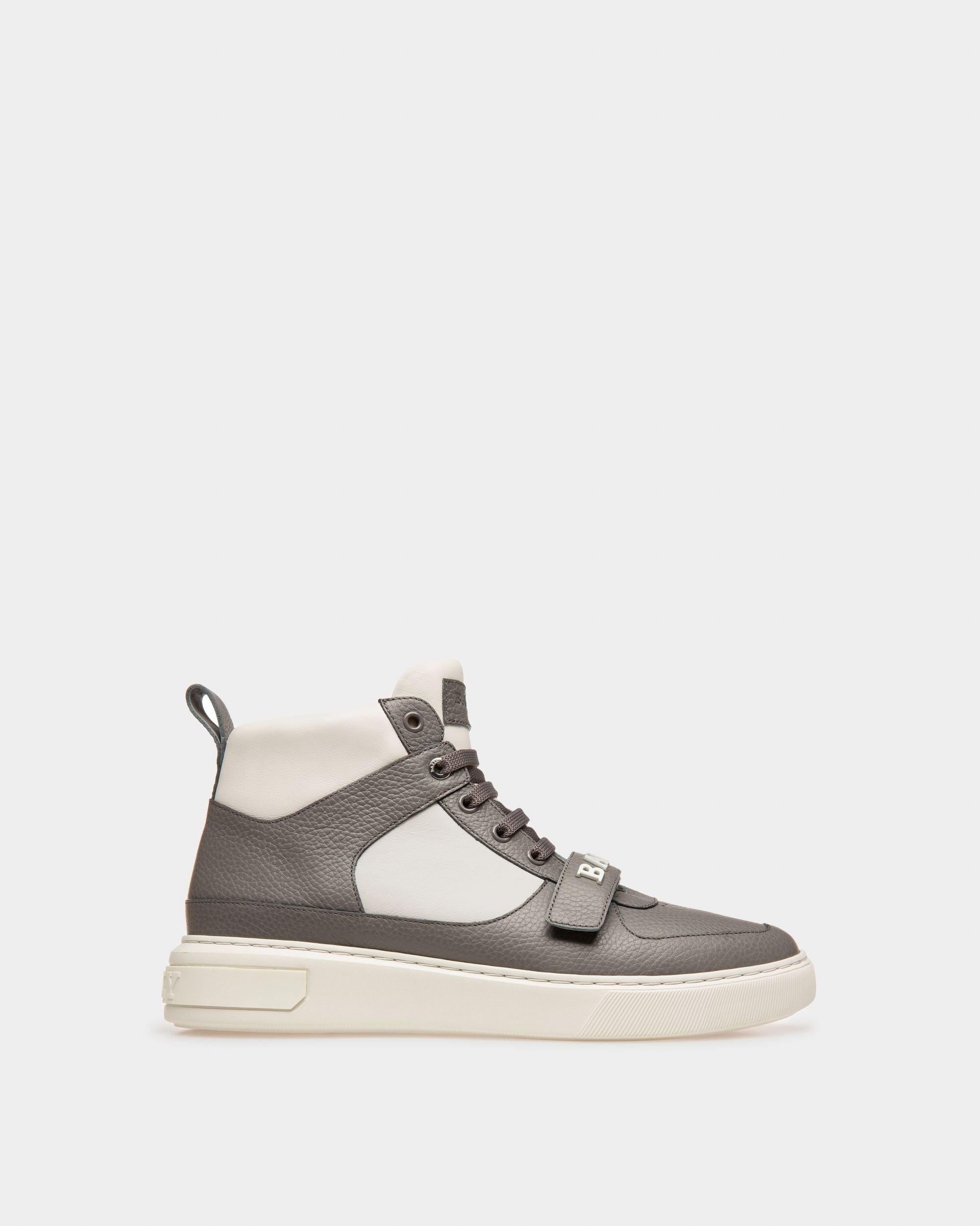 Merryk Sneakers En Cuir Gris Et Blanc - Homme - Bally - 01