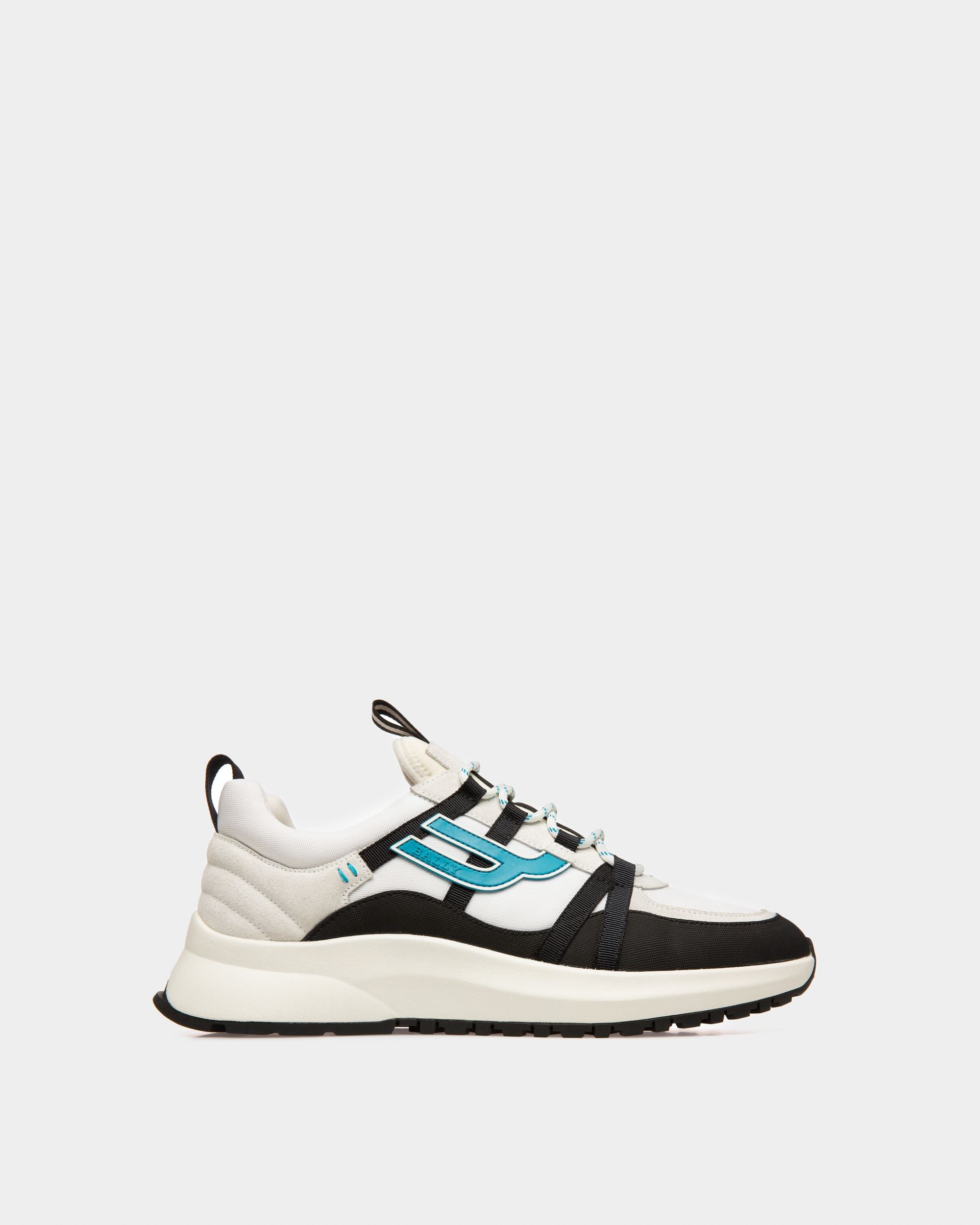 Damon Sneakers En Tissu Et Cuir En Noir Et Blanc - Homme - Bally - 01