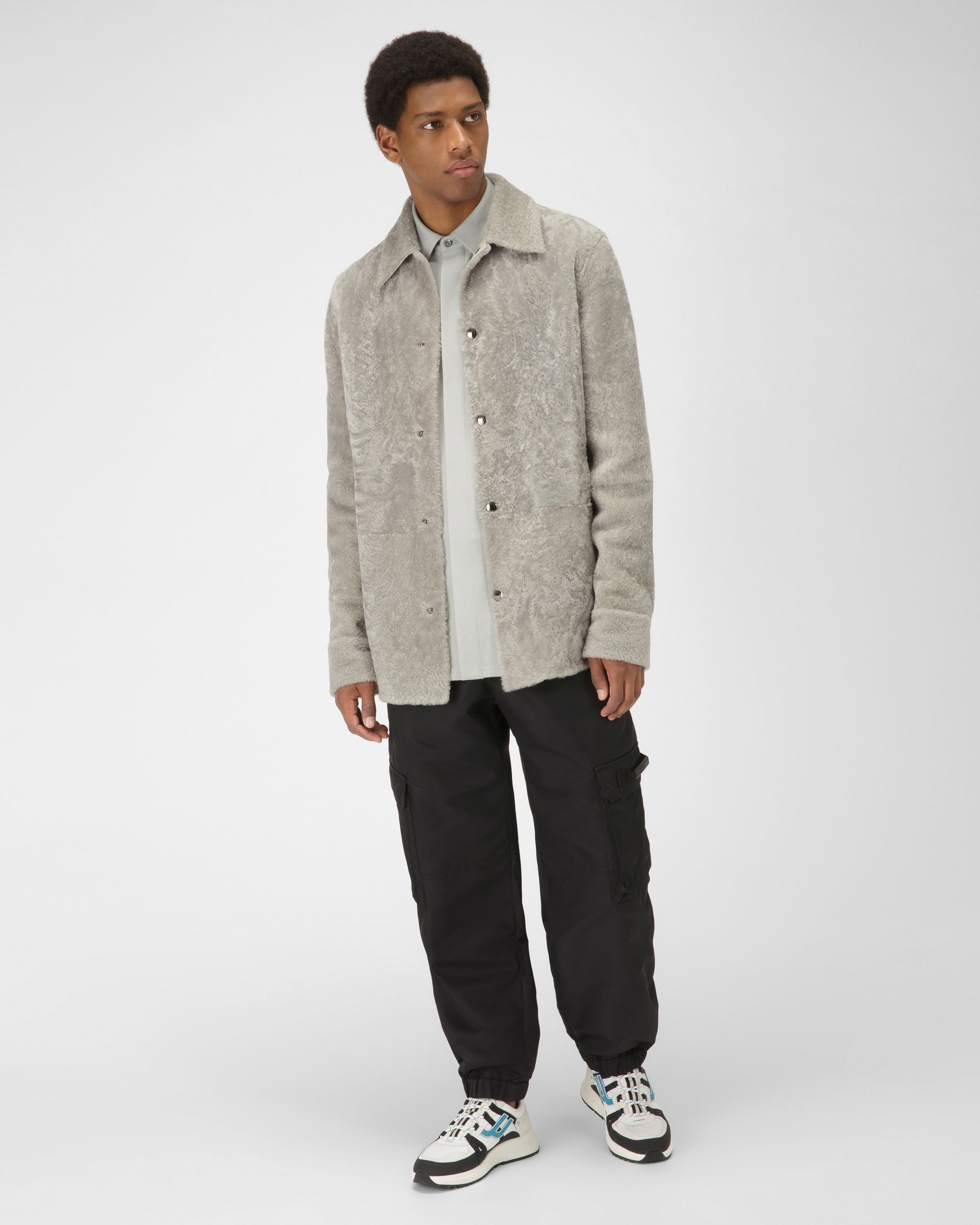 Damon Sneakers En Tissu Et Cuir En Noir Et Blanc - Homme - Bally - 07
