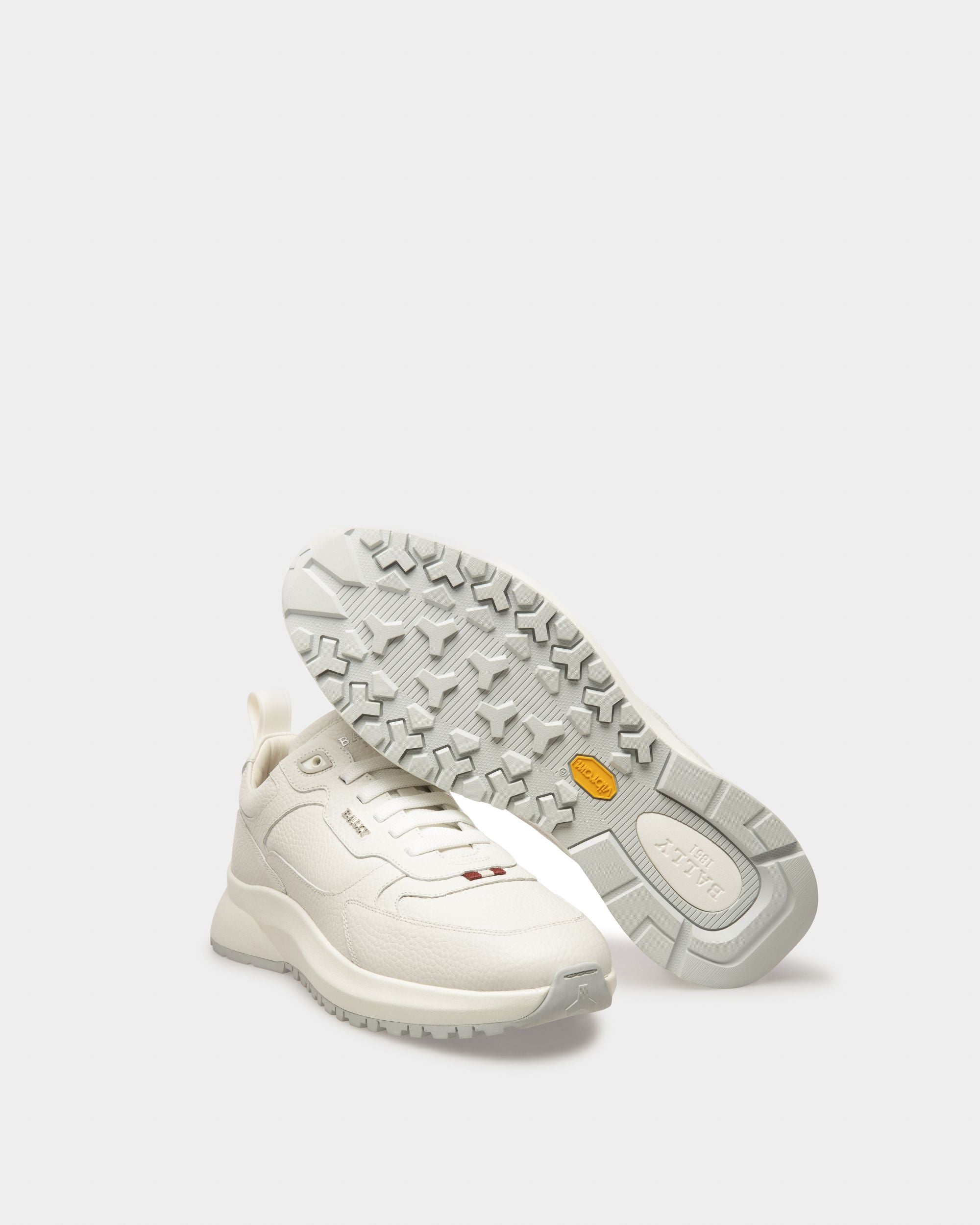 Dave Sneakers En Cuir Blanc - Homme - Bally - 05