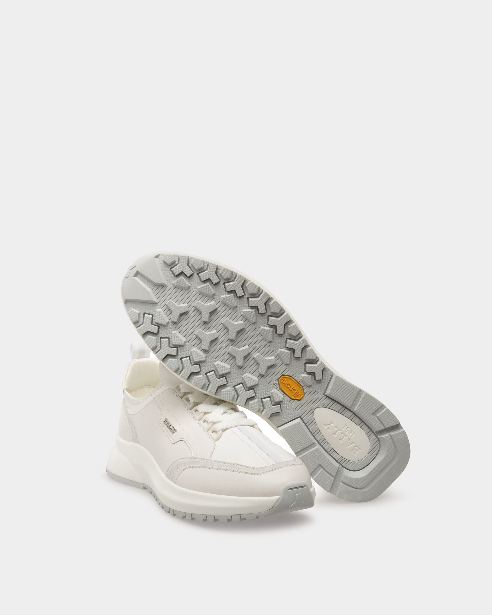 Deven Sneakers En Cuir Blanc - Homme - Bally - 05