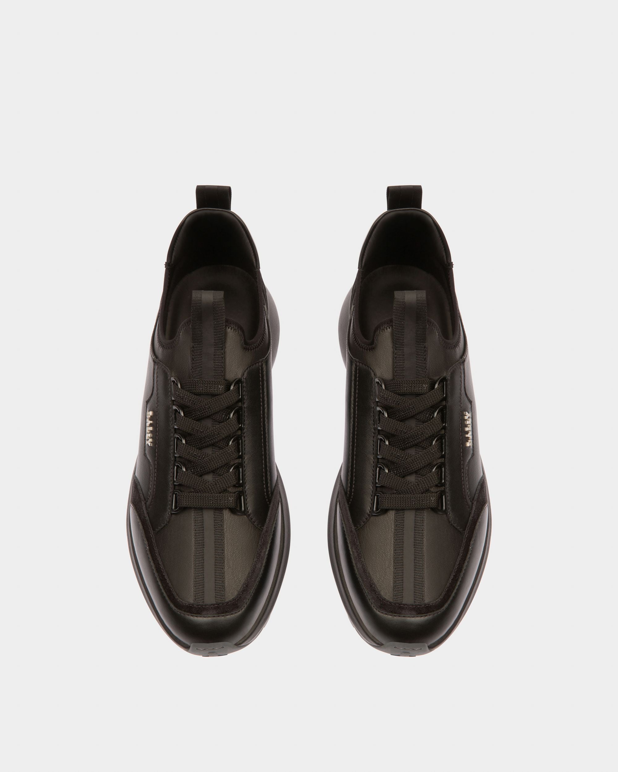 Deven Sneakers En Cuir Noir - Homme - Bally - 03