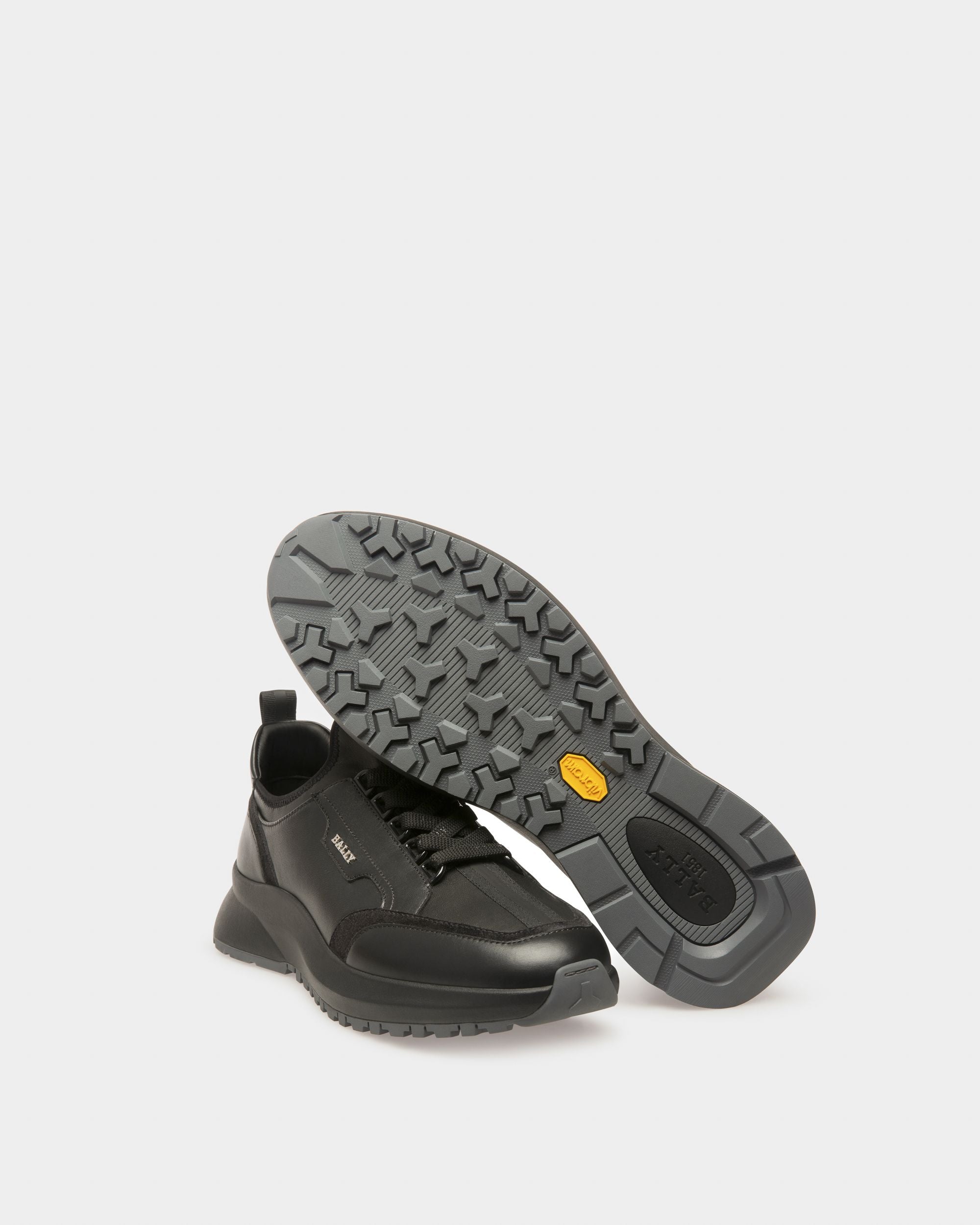 Deven Sneakers En Cuir Noir - Homme - Bally - 05