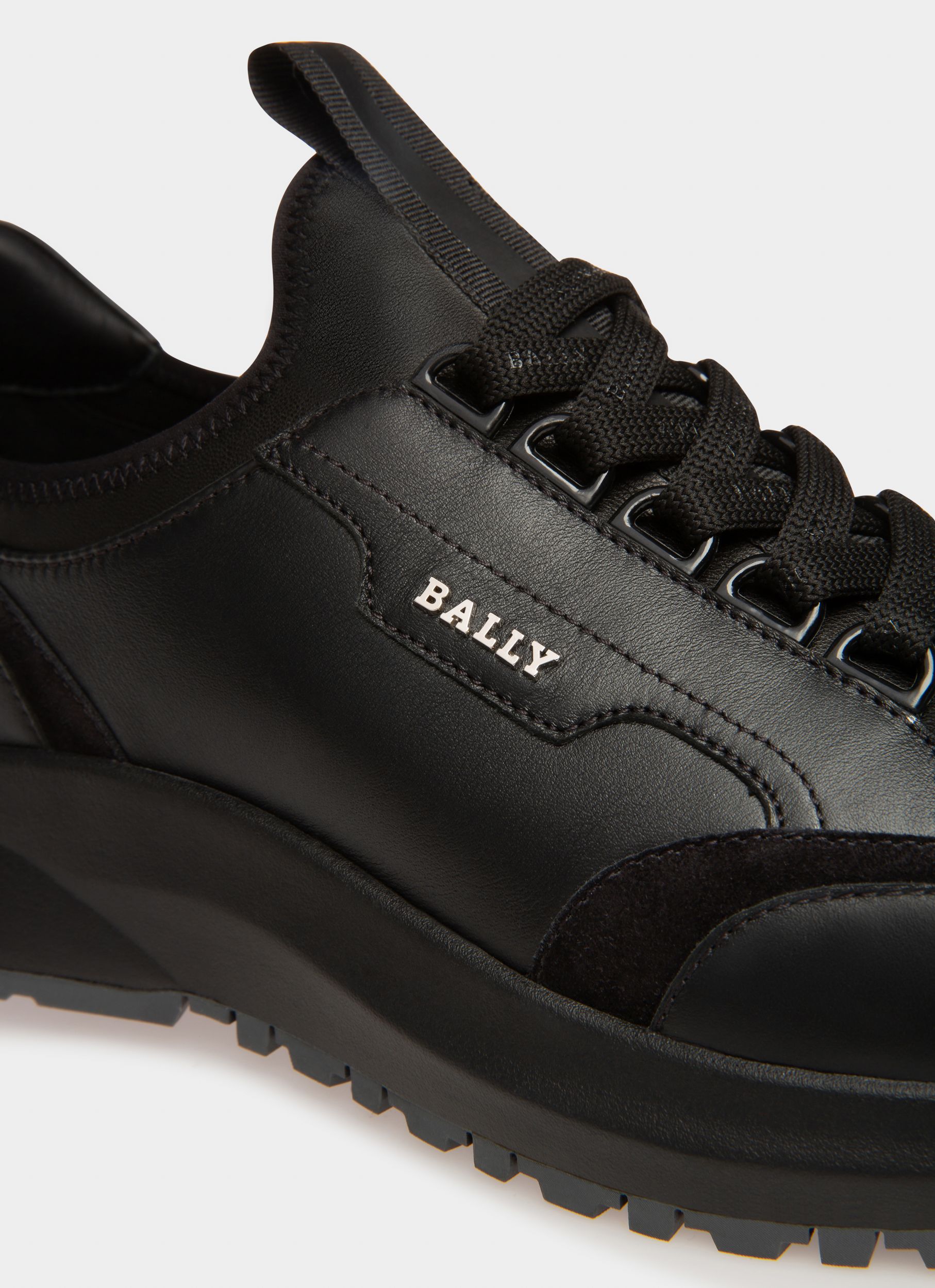Deven Sneakers En Cuir Noir - Homme - Bally - 06