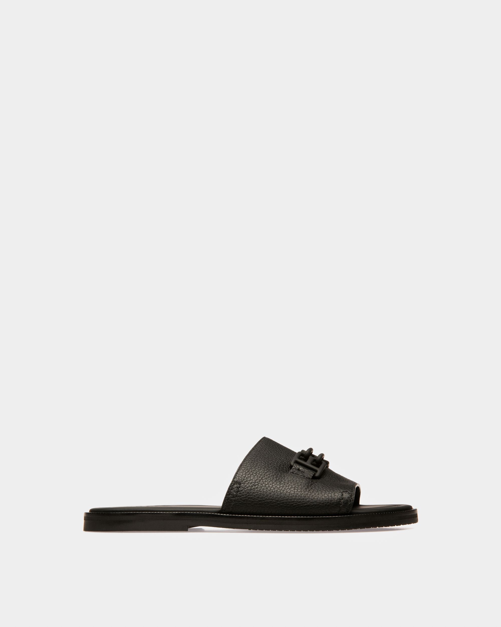 Jareth Sandales En Cuir Noir - Homme - Bally - 01