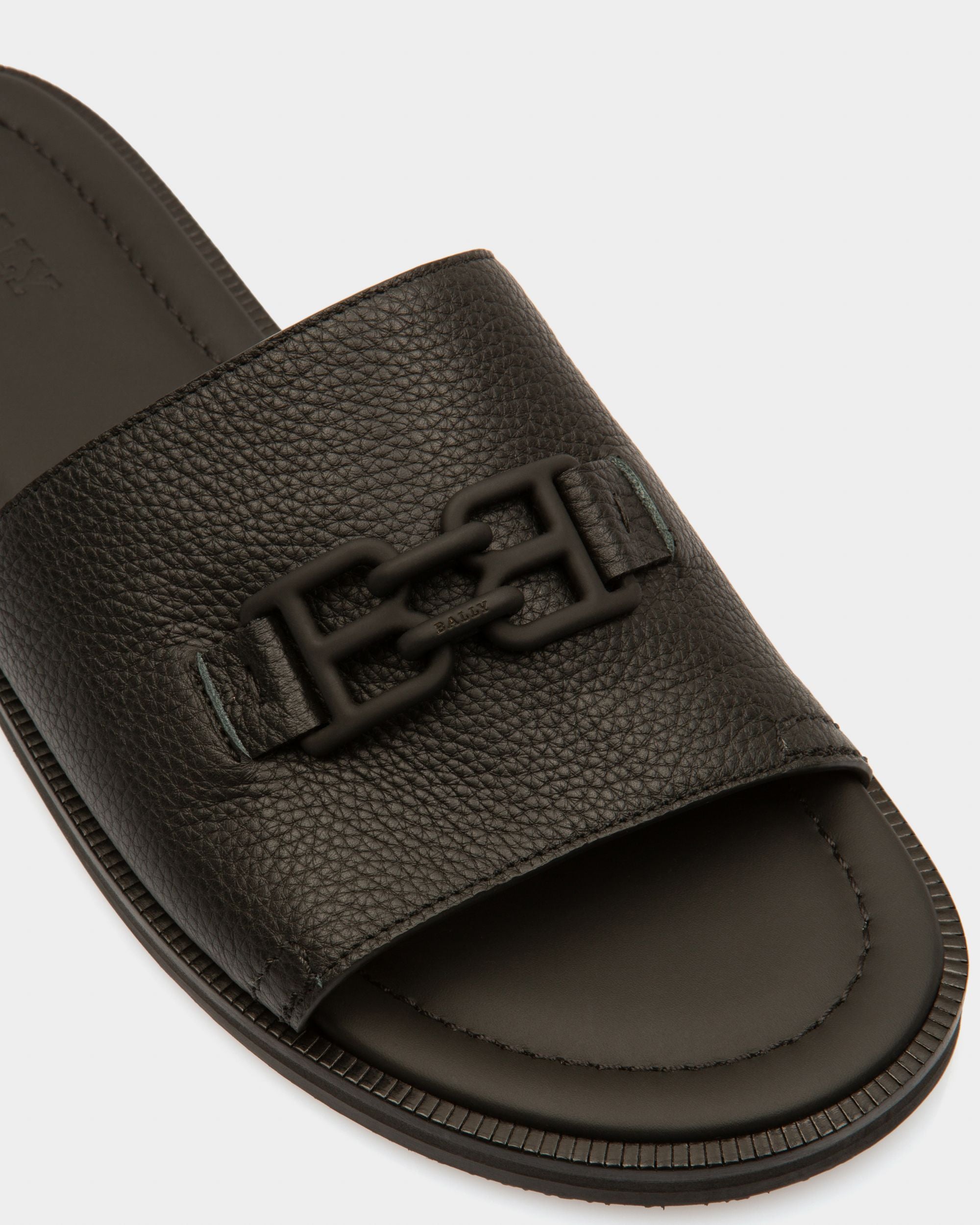 Jareth Sandales En Cuir Noir - Homme - Bally - 05