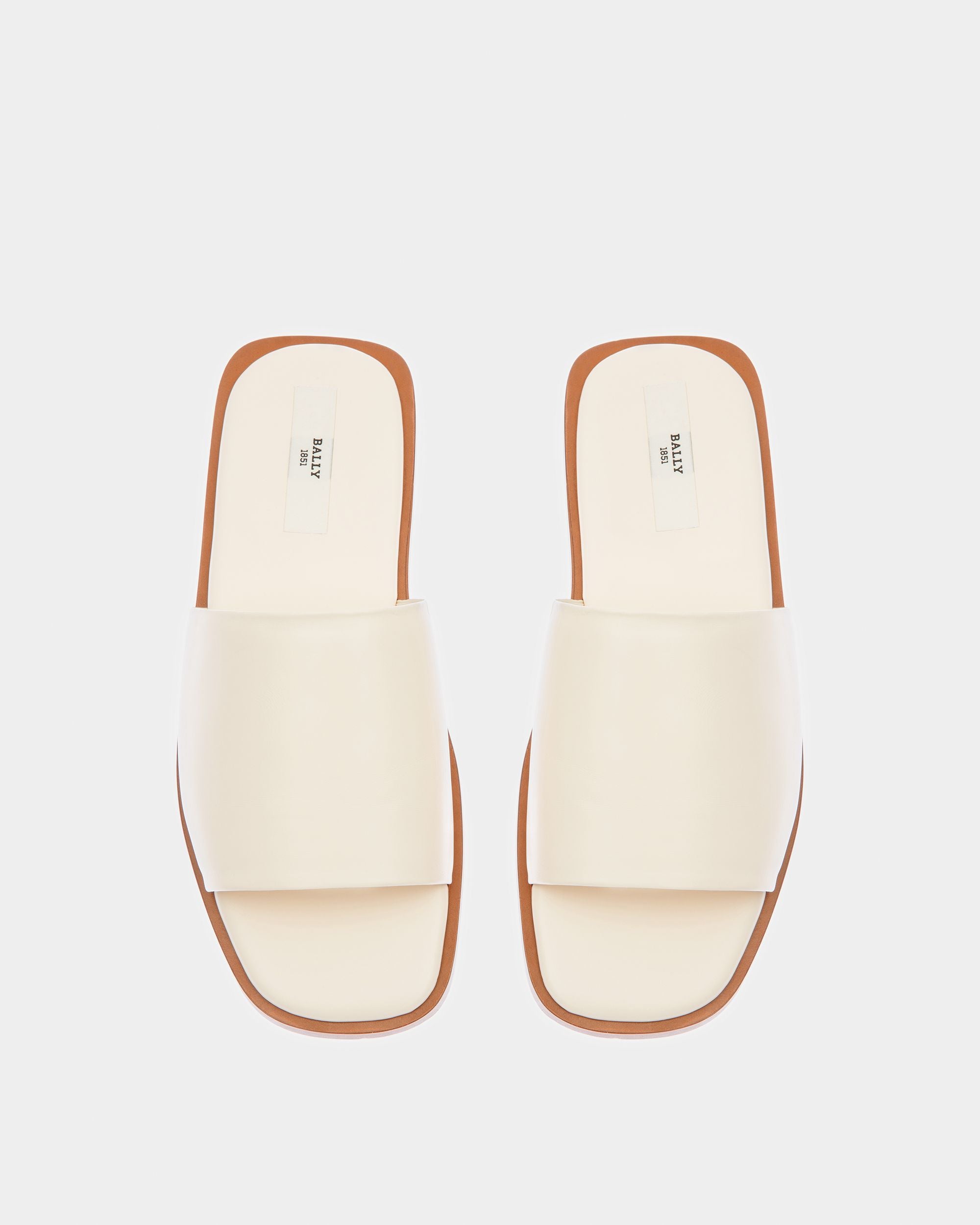 Sabian Sandales En Cuir Ivoire - Homme - Bally - 02