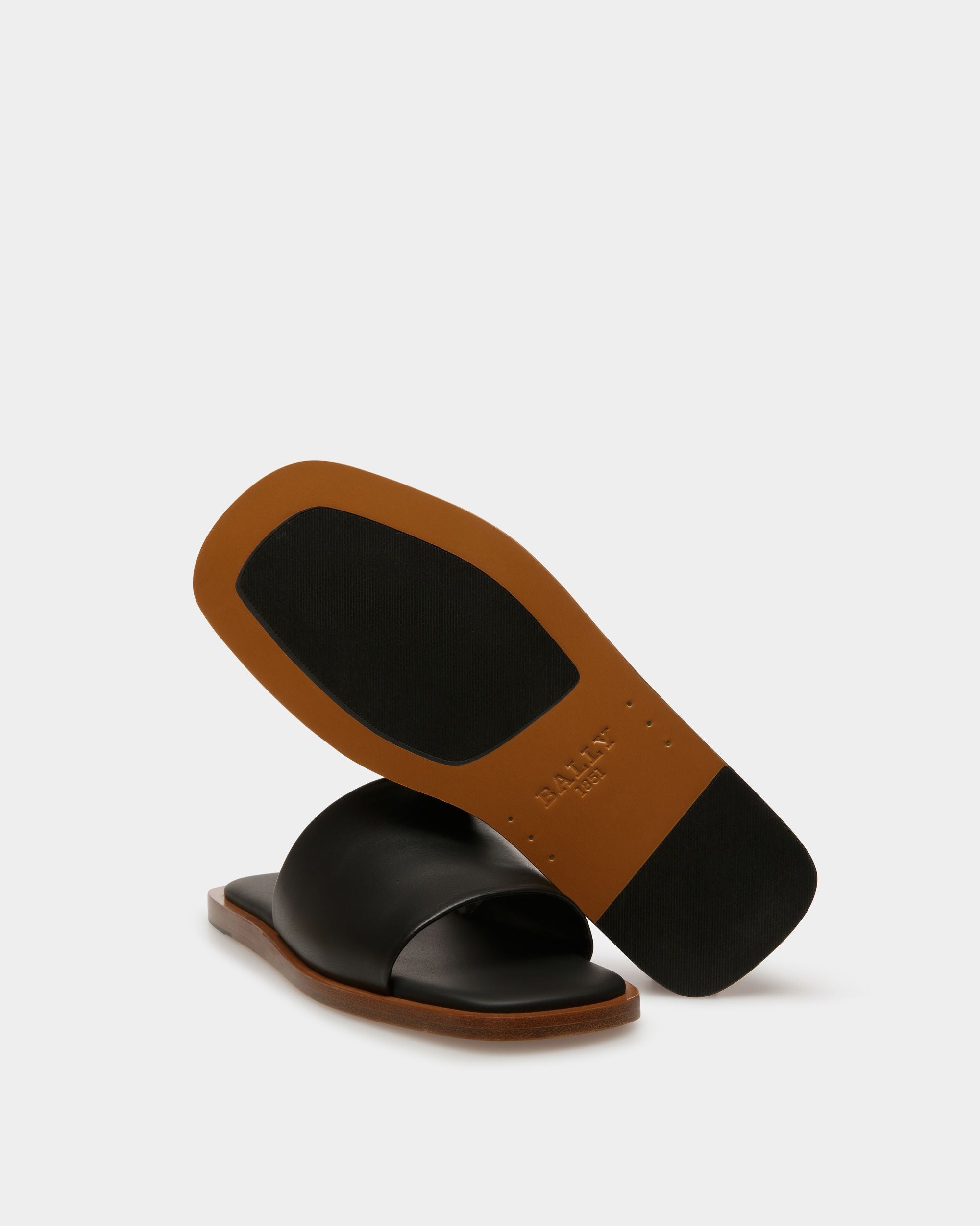 Sabian Sandales En Cuir Noir - Homme - Bally - 04